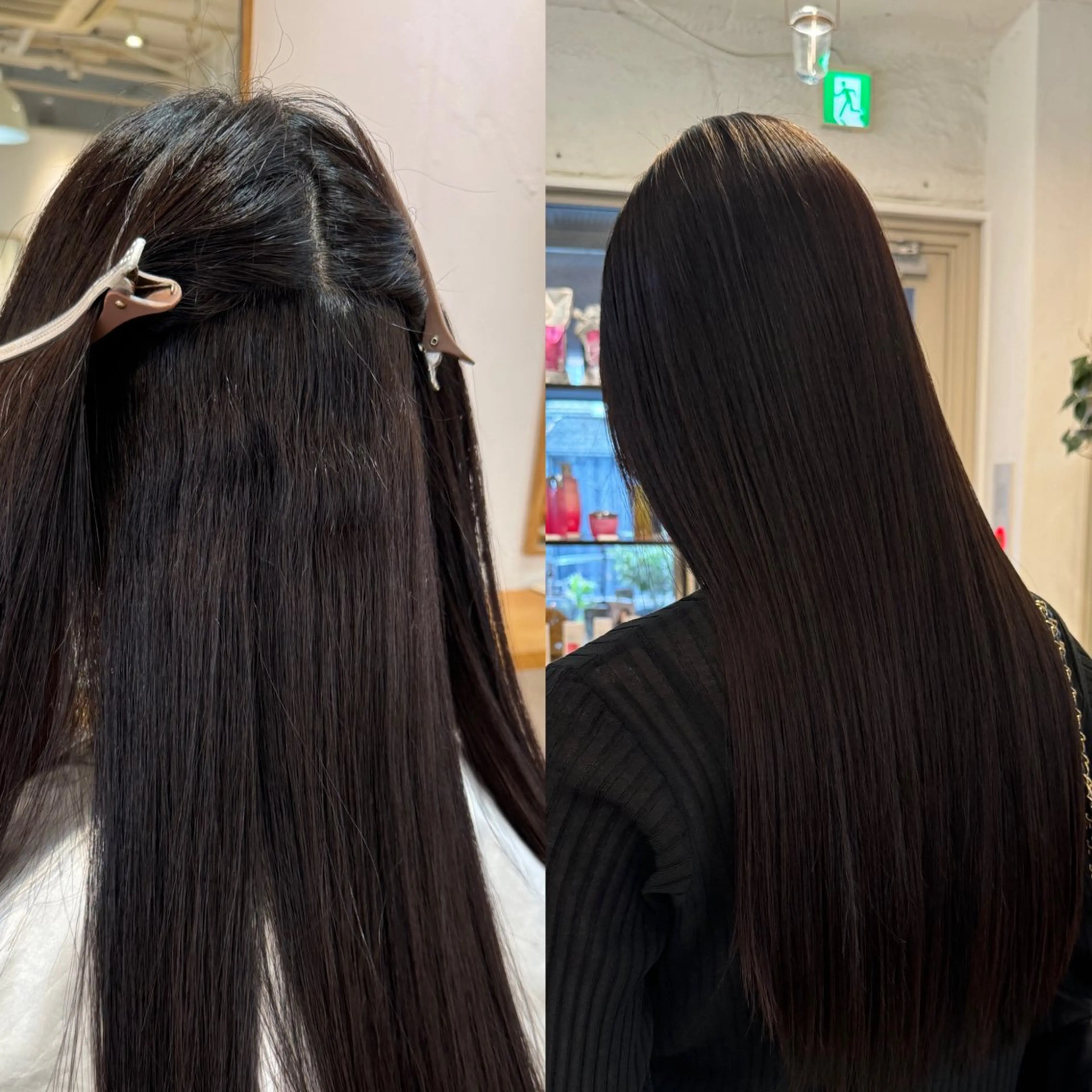 ロング カラー 縮毛矯正 縮毛矯正 トリートメント 艶カラー 🤍🫧/makoのヘアスタイル