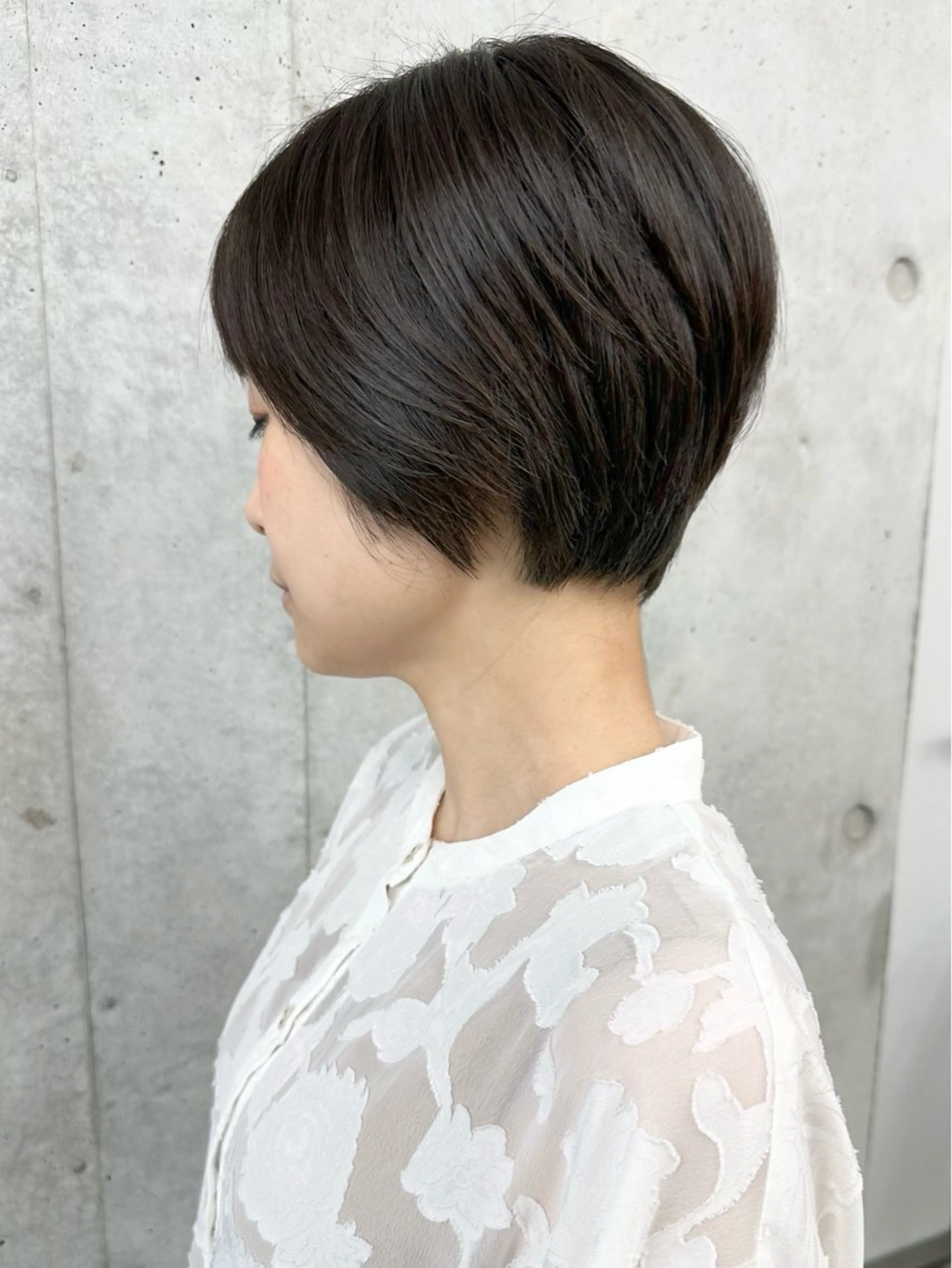 ショート カット ヘッドスパ 小顔ボブ/お悩み解決 /ボブパーマ/とういのヘアスタイル