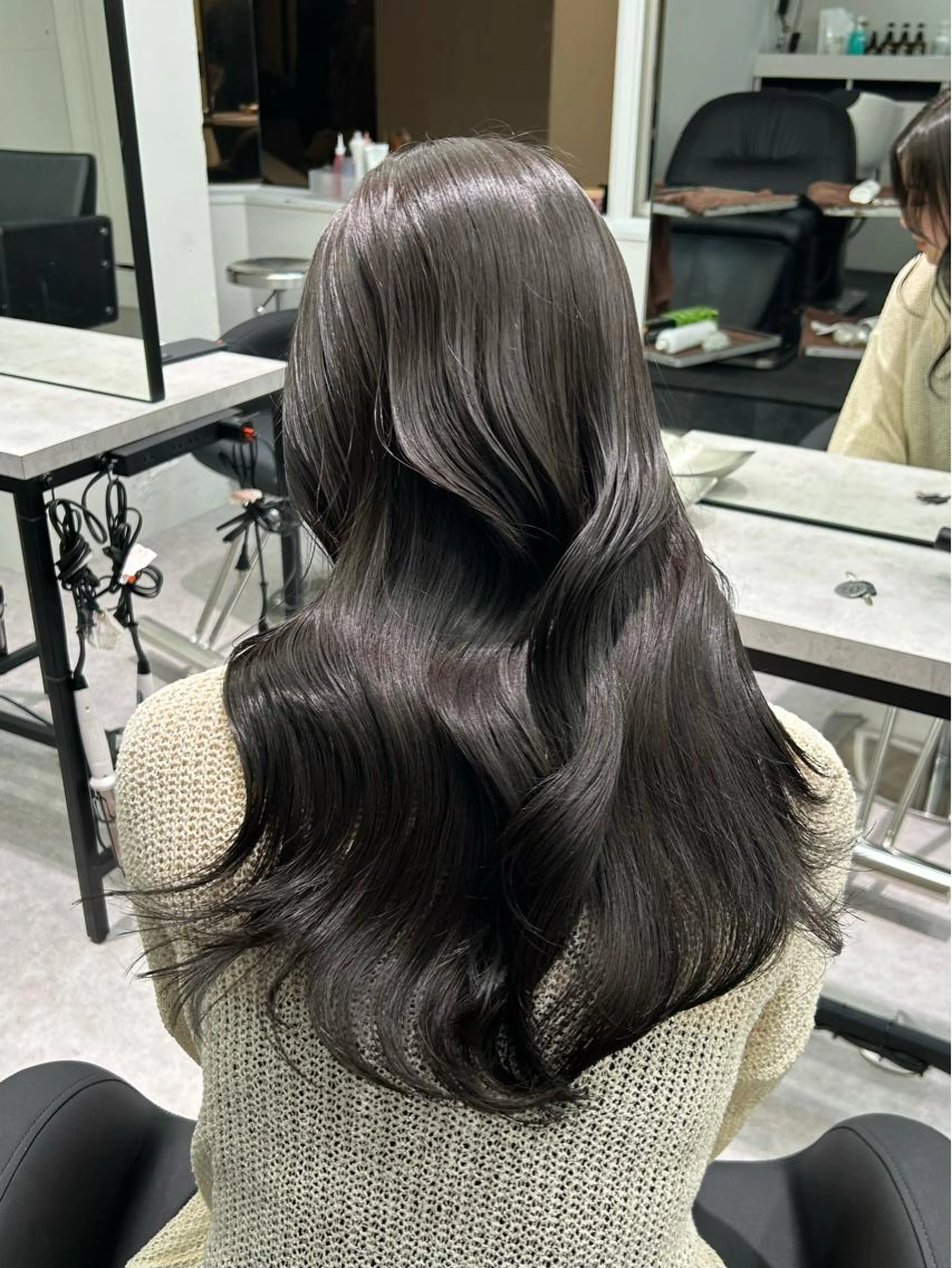 ブリーチなしカラー🤍の写真