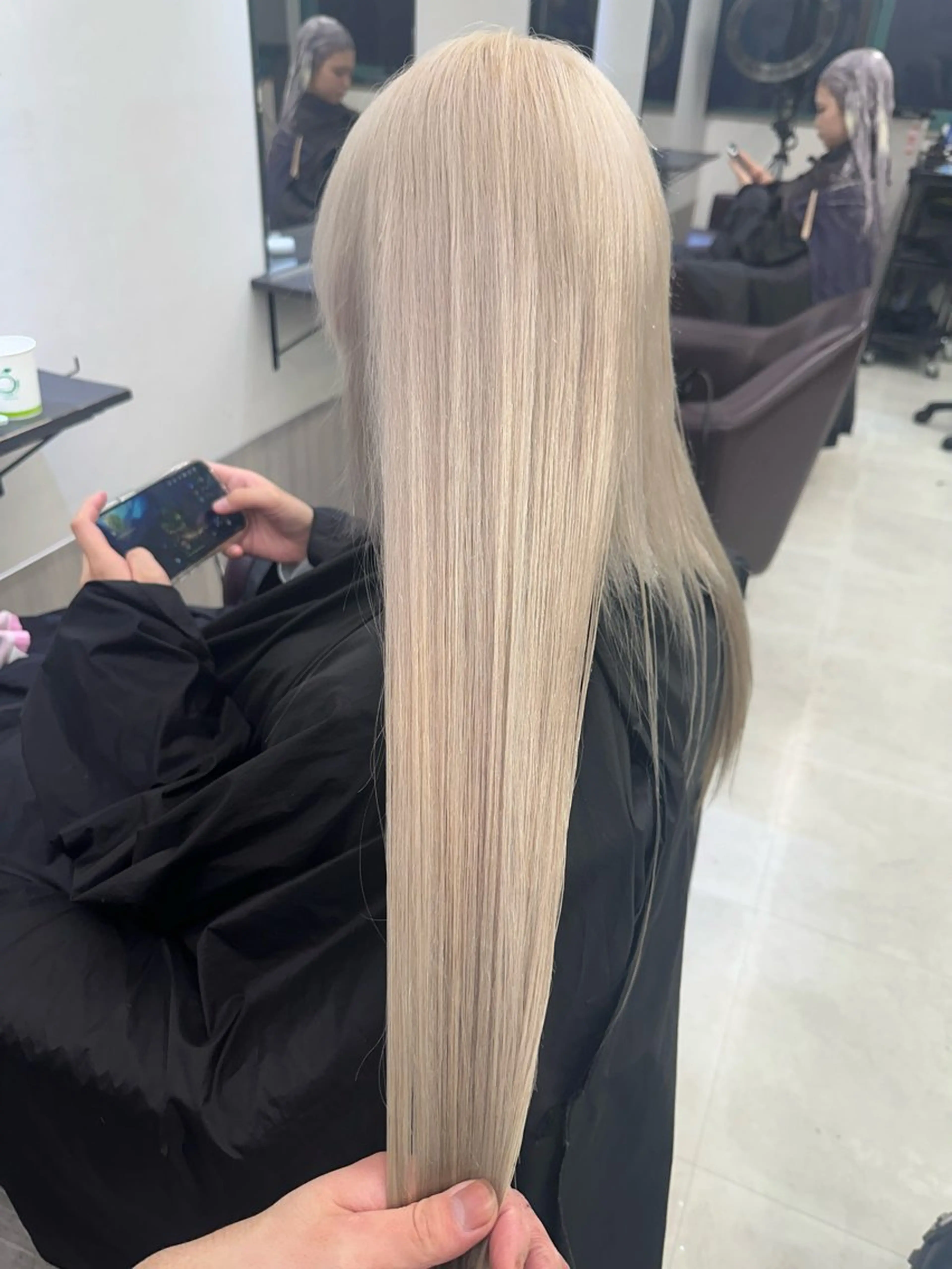 セミロング カラー カット ヘアカラー トリートメント JILL/鶴岡 和幸/天神のヘアスタイル