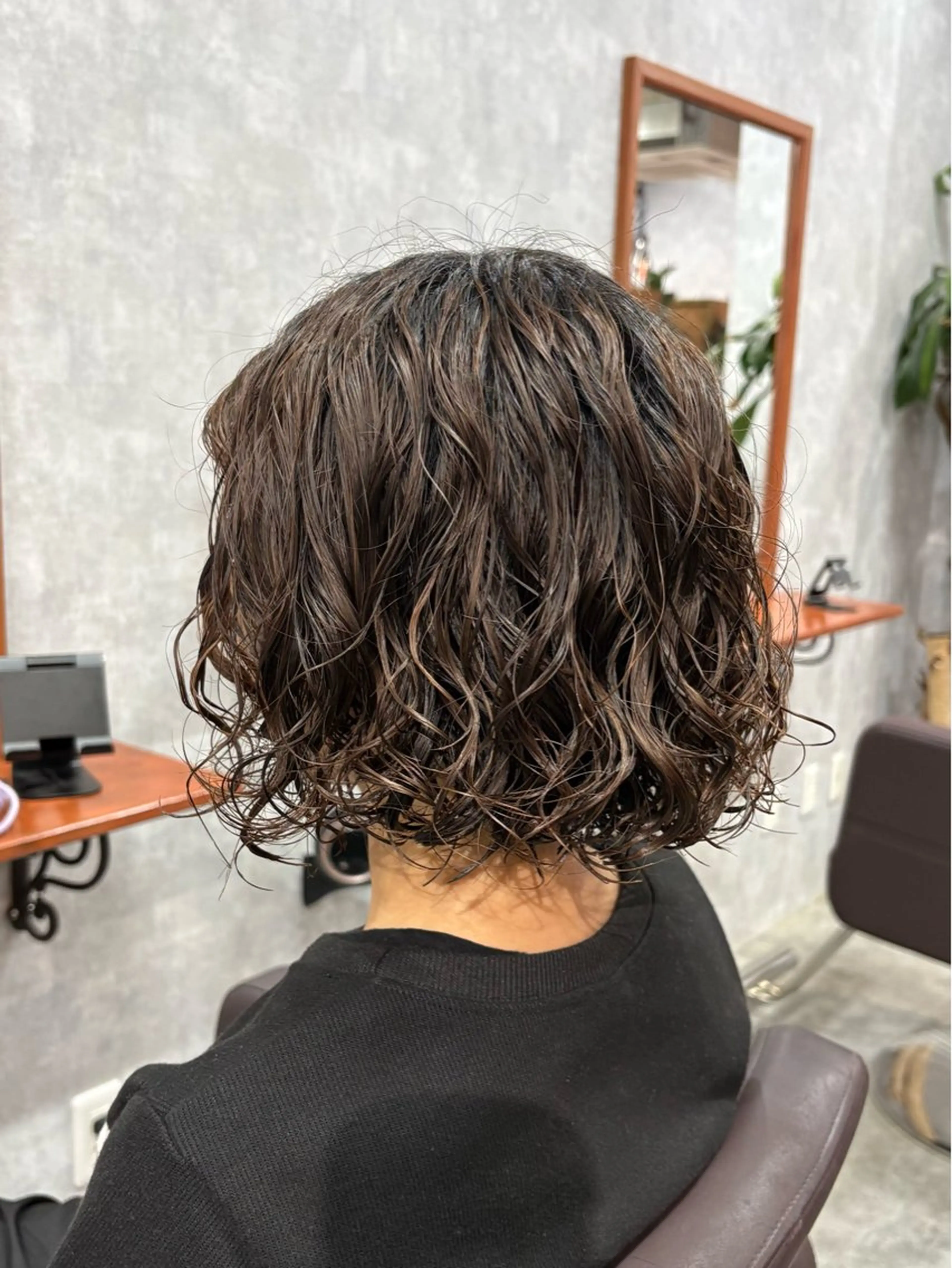 パーマ ボブ C'LD Hair Produce 沖縄/新都心/髪質改善/ブリーチ/ショート【シールドヘアー】所属・松田 頼人のヘアスタイル
