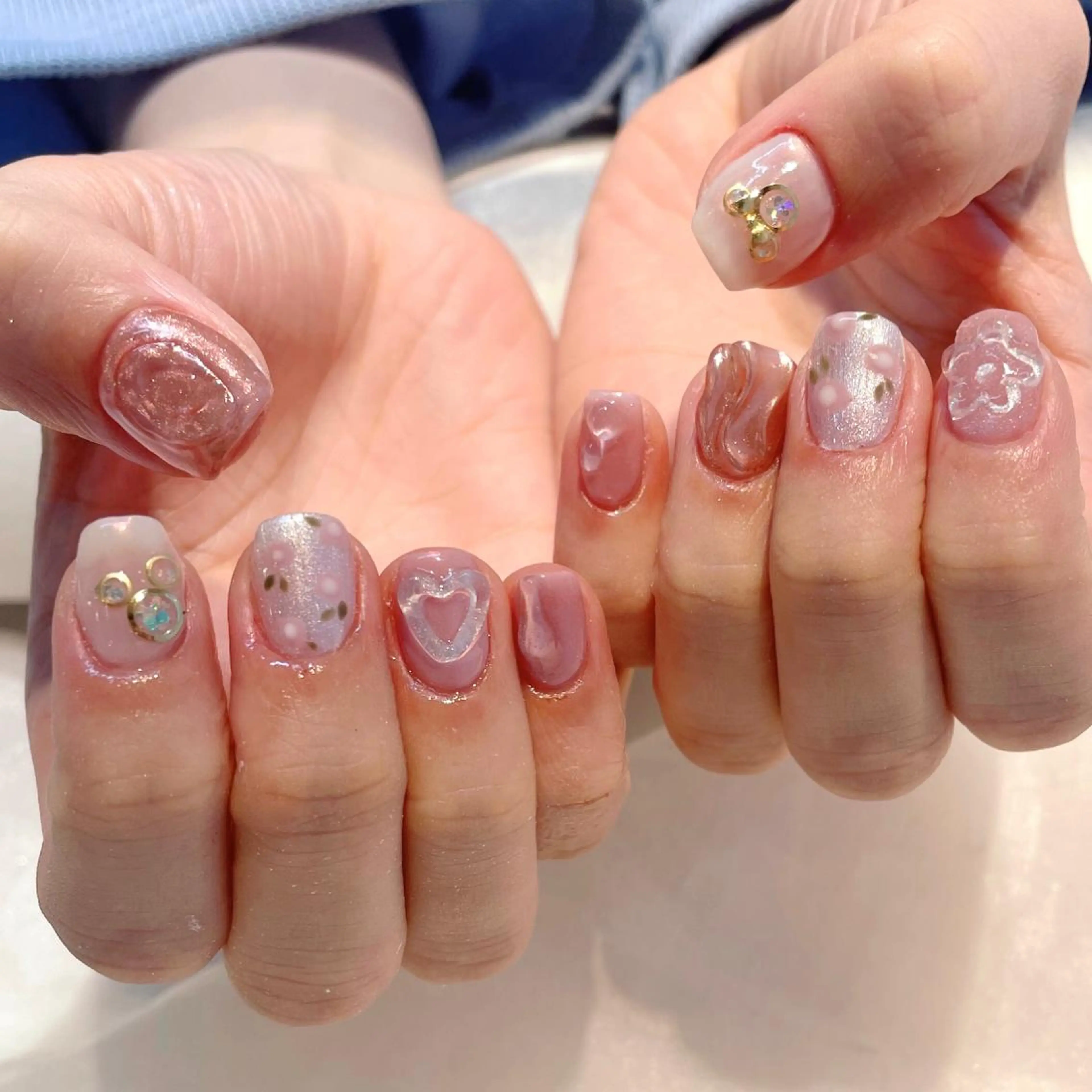 ネイル ハンドネイル 新井 ひなののネイルデザイン