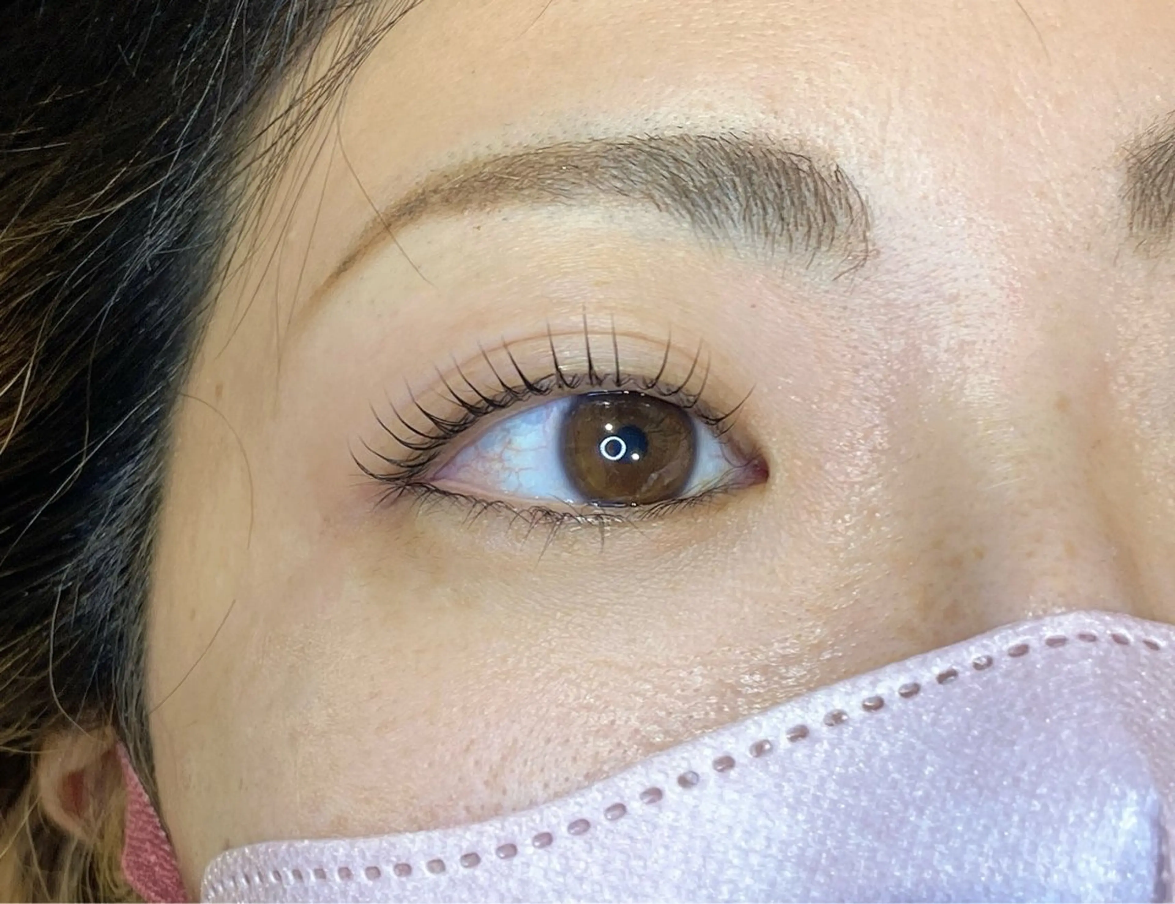 マツエク・マツパ 日比野 紅杏のヘアスタイル