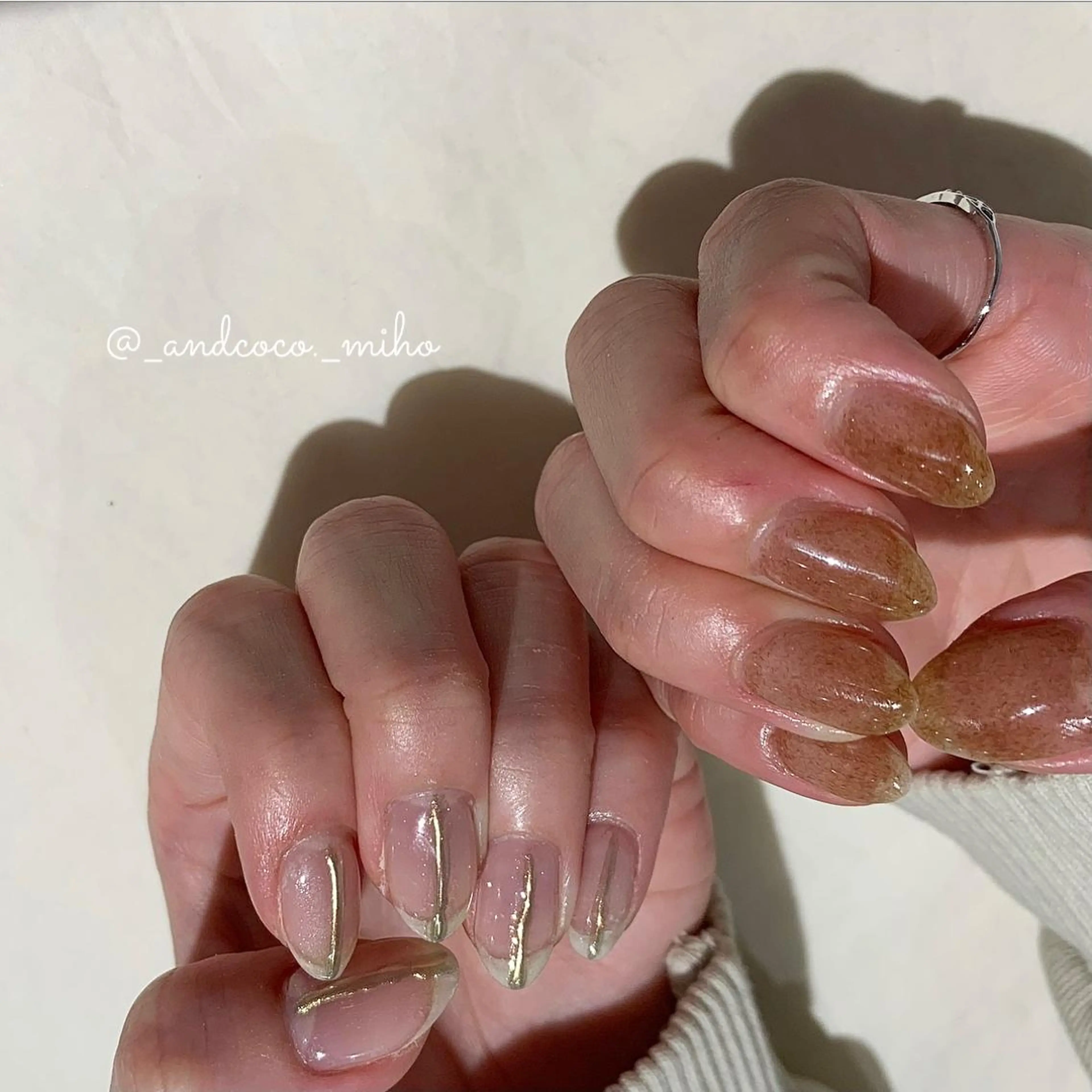 ネイル ハンドネイル I'm Me.所属・Nailist〻 mihoのネイルデザイン