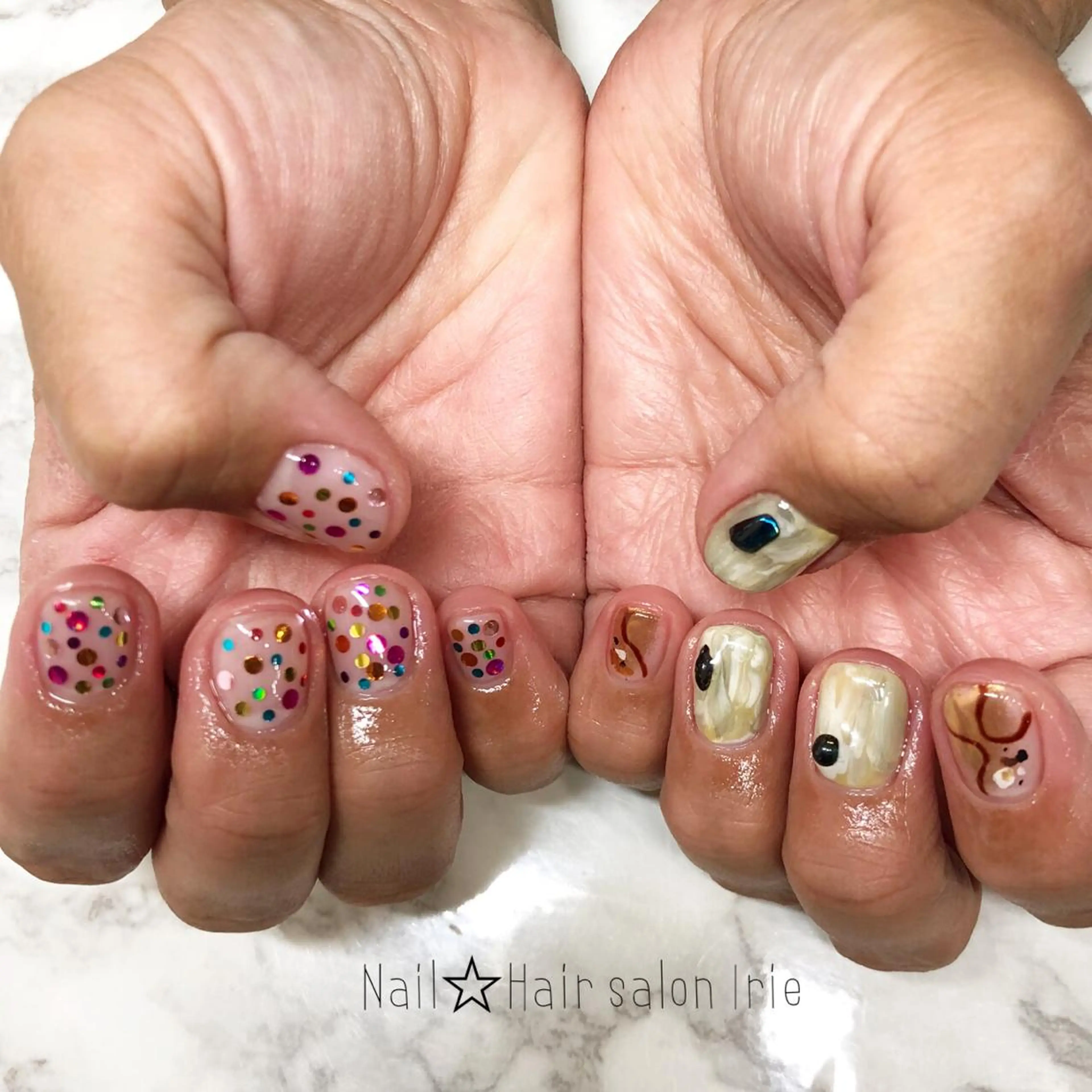 ネイル Hair salon Irie所属・與儀 知佳のネイルデザイン