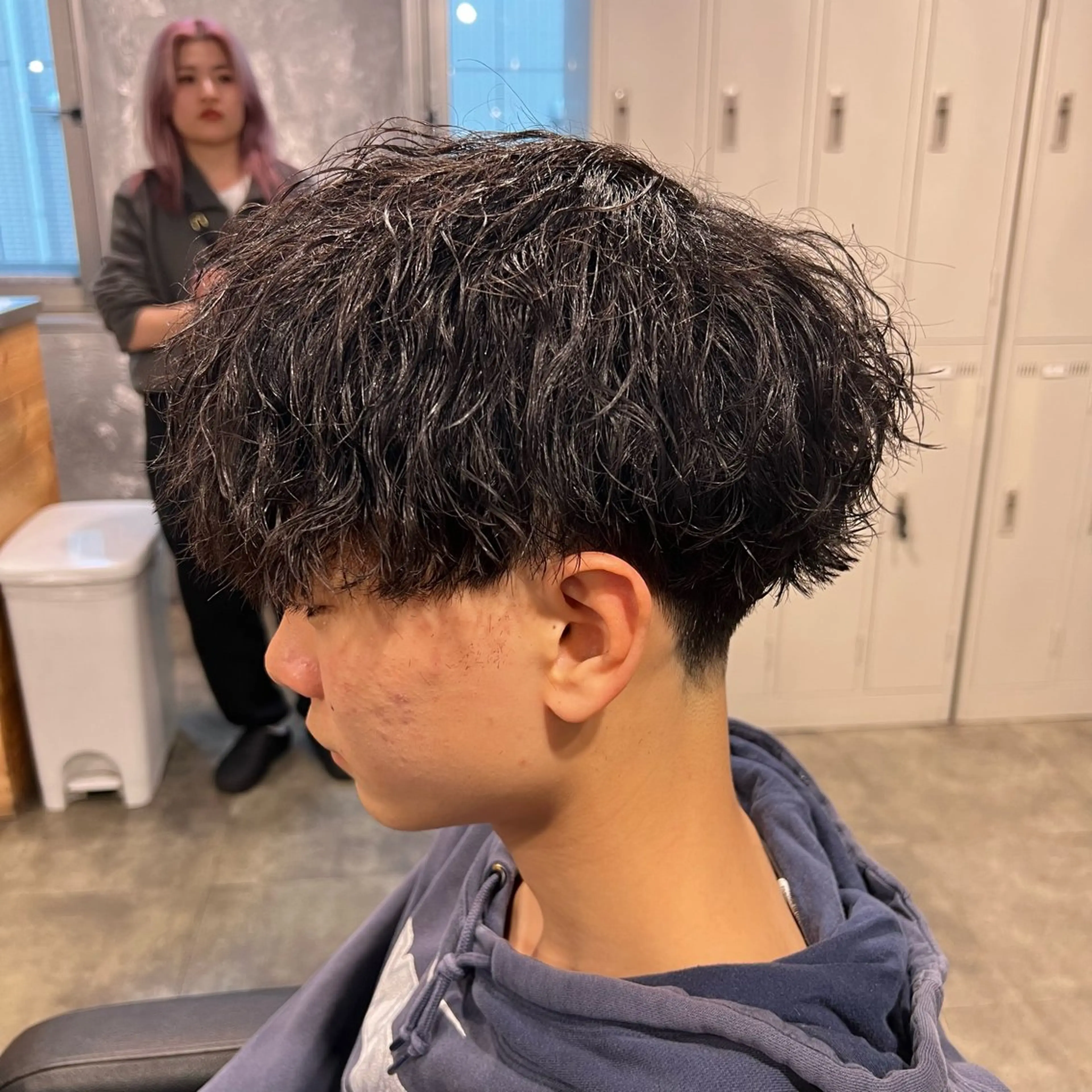 ショート カラー パーマ ヘアアレンジ メンズ キッズ 🔷横浜1のパーマ 職人🔷将太郎のヘアスタイル