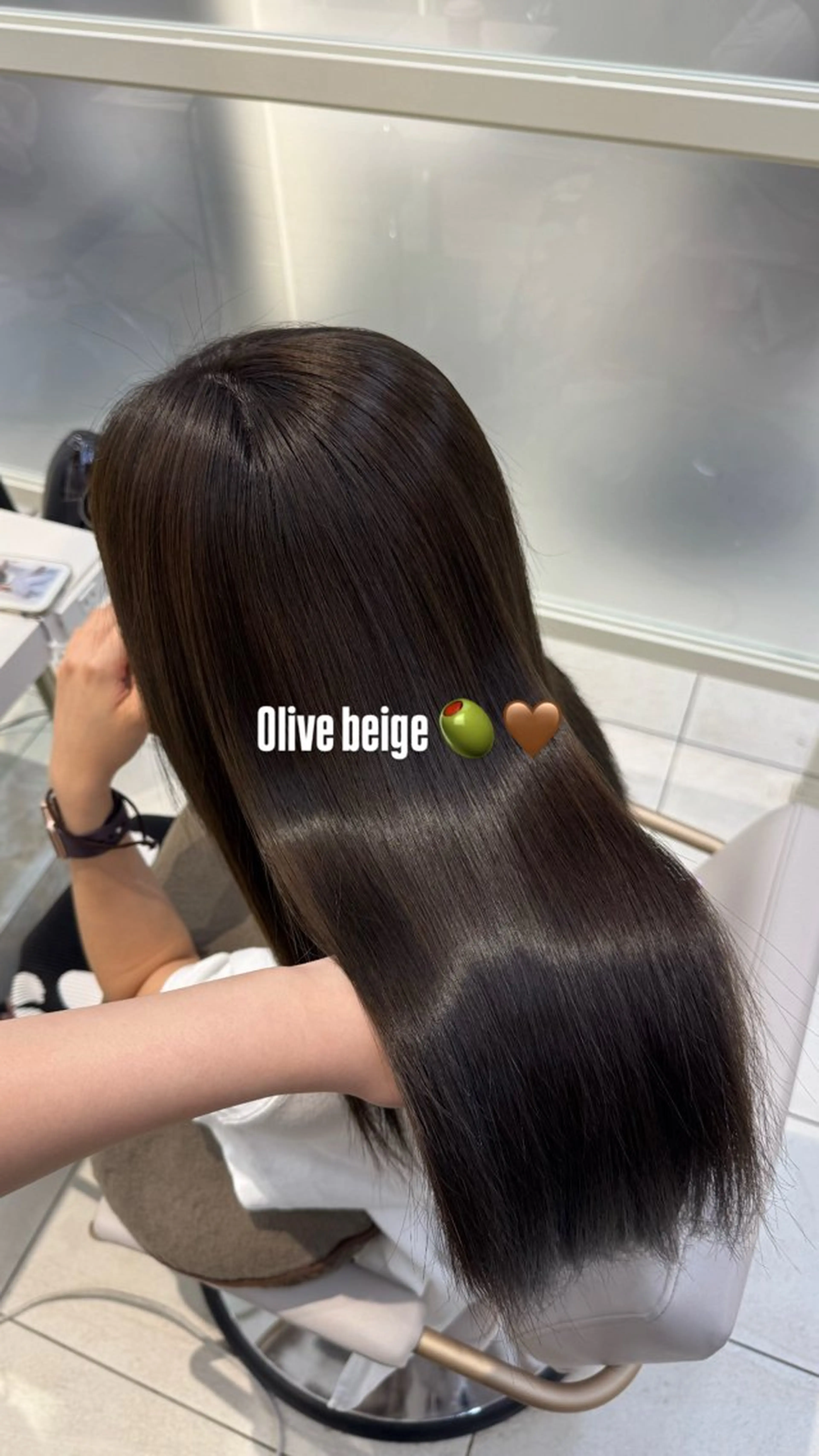 ミディアム ヘアカラー トリートメント ‎🤍透明感×ツヤ髪 / Saki‎🤍のヘアスタイル