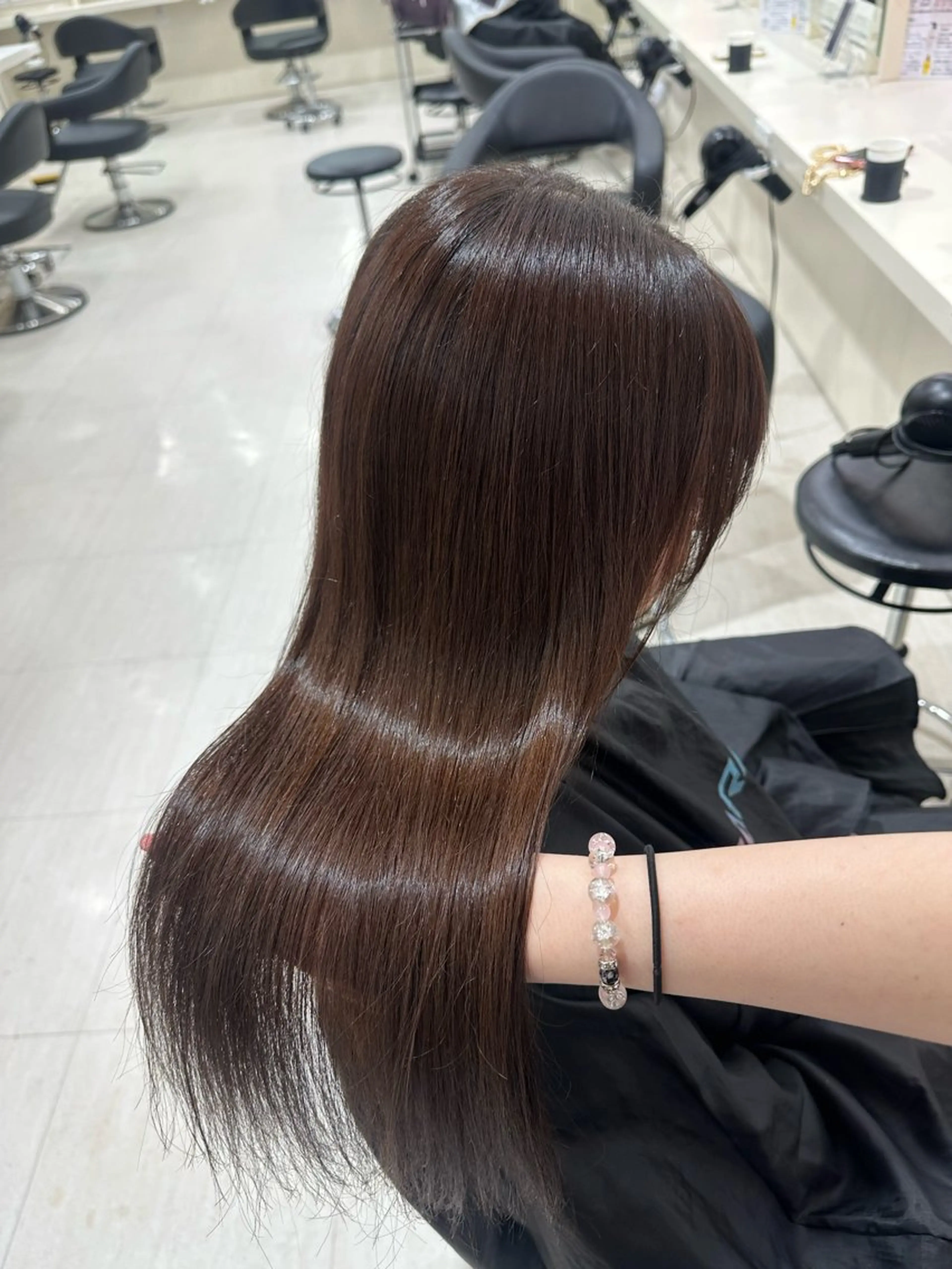 ロング カラー ヘアアレンジ ヘアカラー トリートメント 🎀 yuuka🎀のヘアスタイル