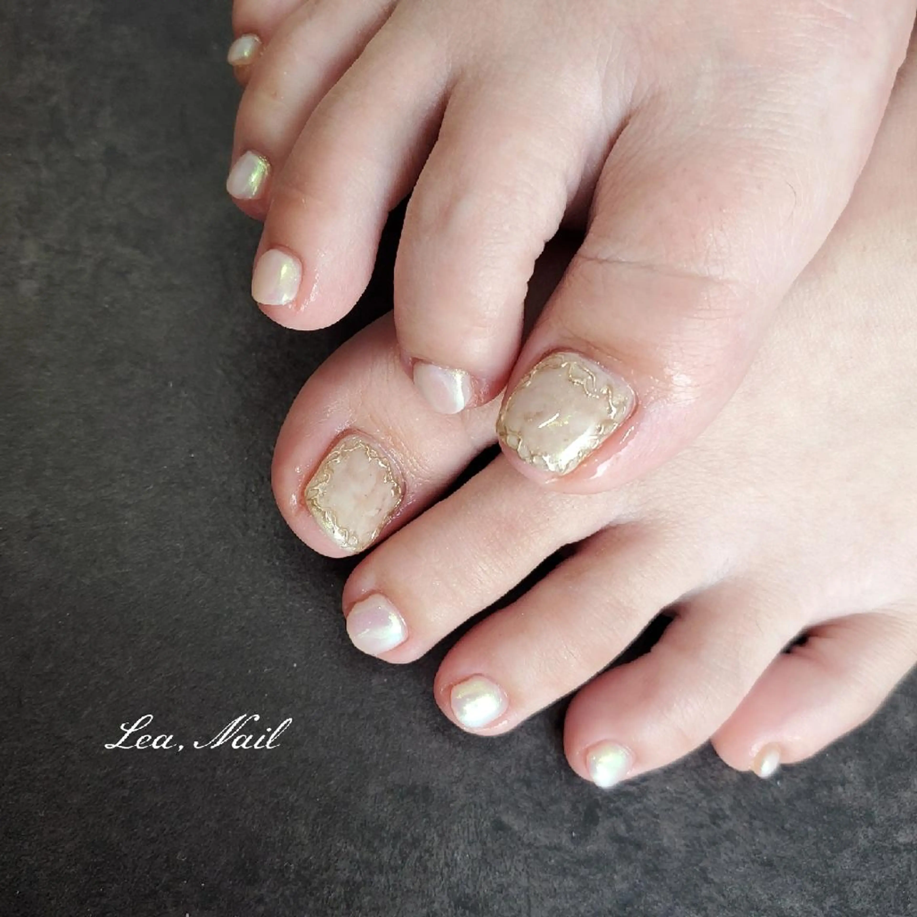 ネイル フットネイル Lea,Nail所属・松橋 愛のネイルデザイン