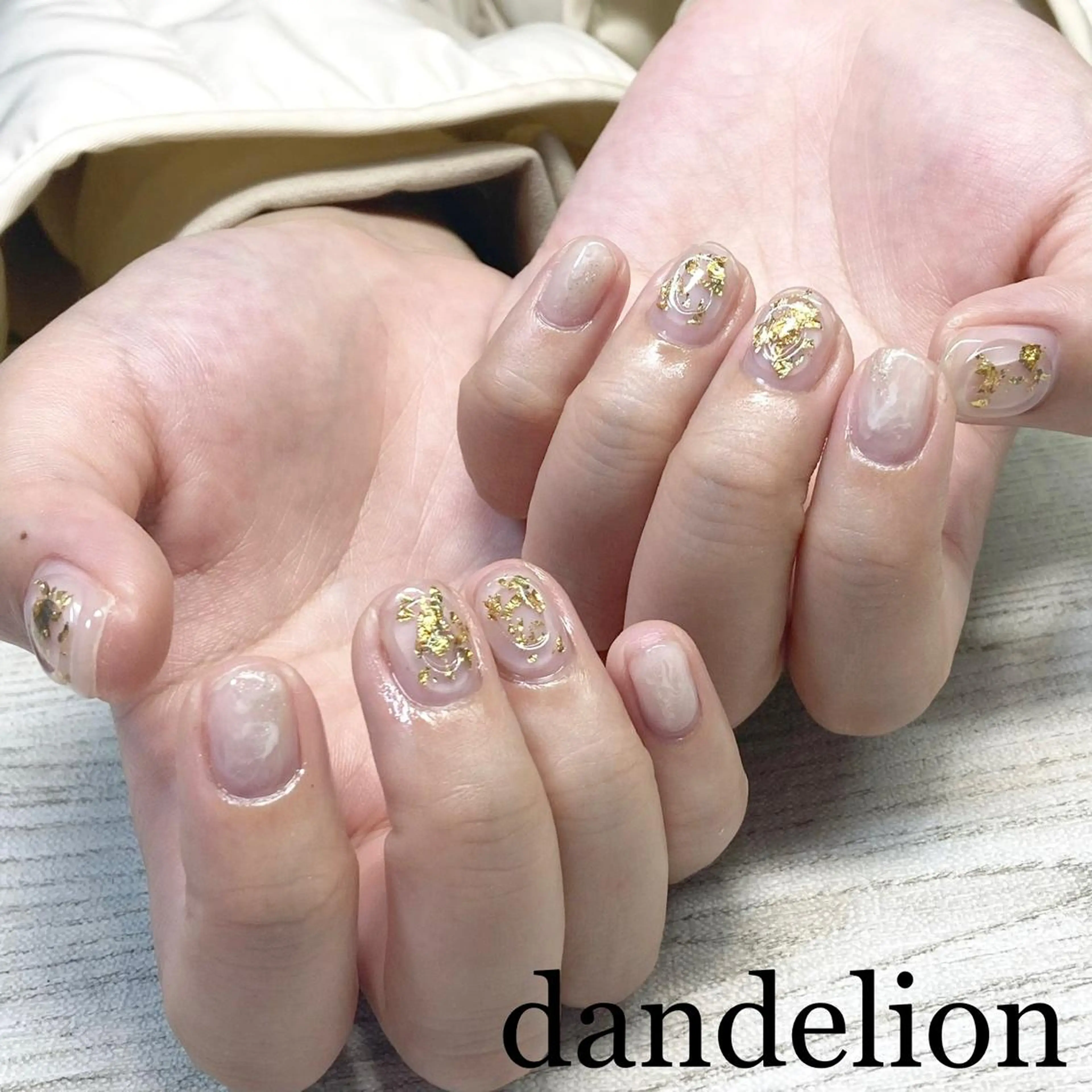 ネイル ハンドネイル ハンドケア dandelion ダンデライオンのネイルデザイン