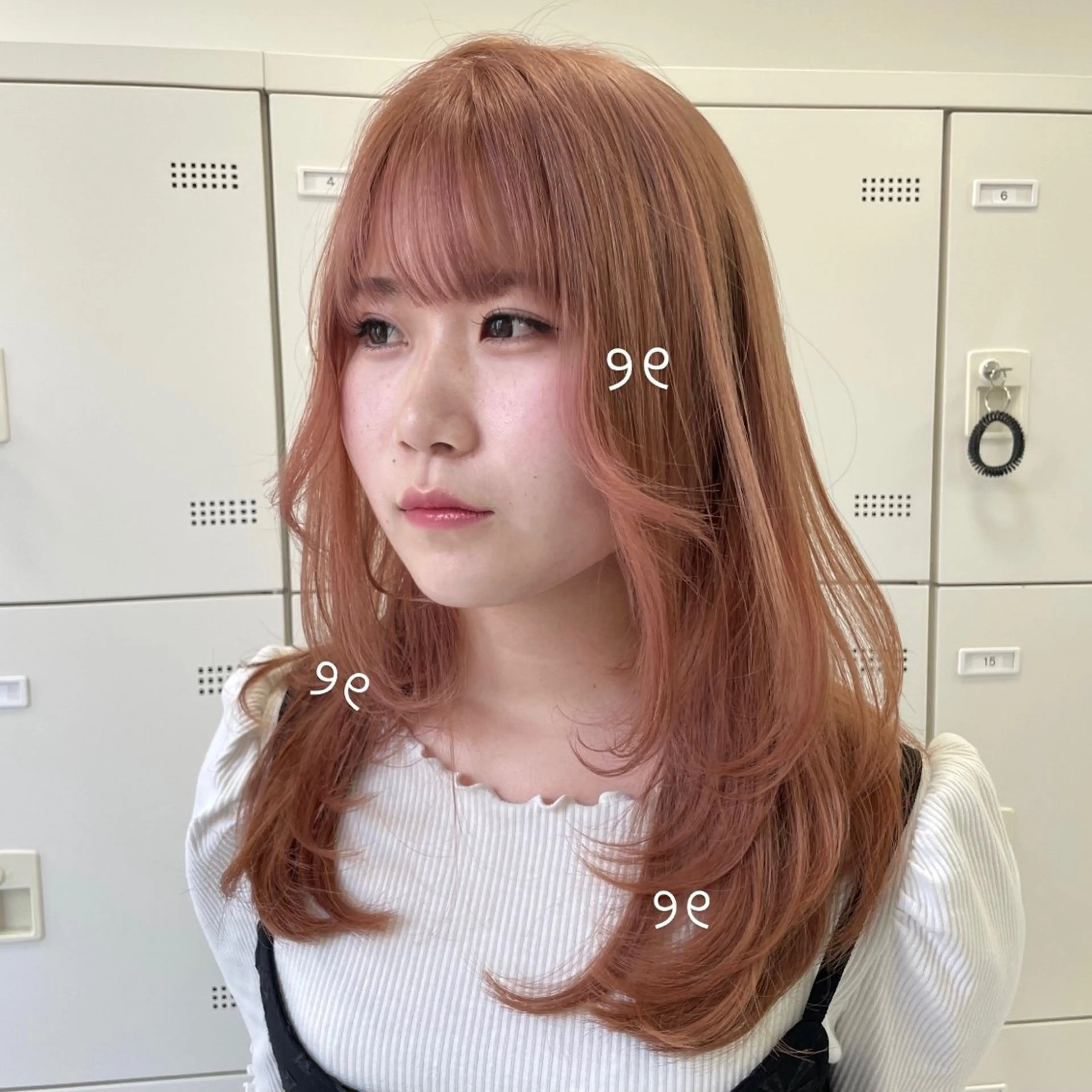 セミロング MOE 福岡韓国ヘア✧︎のヘアスタイル