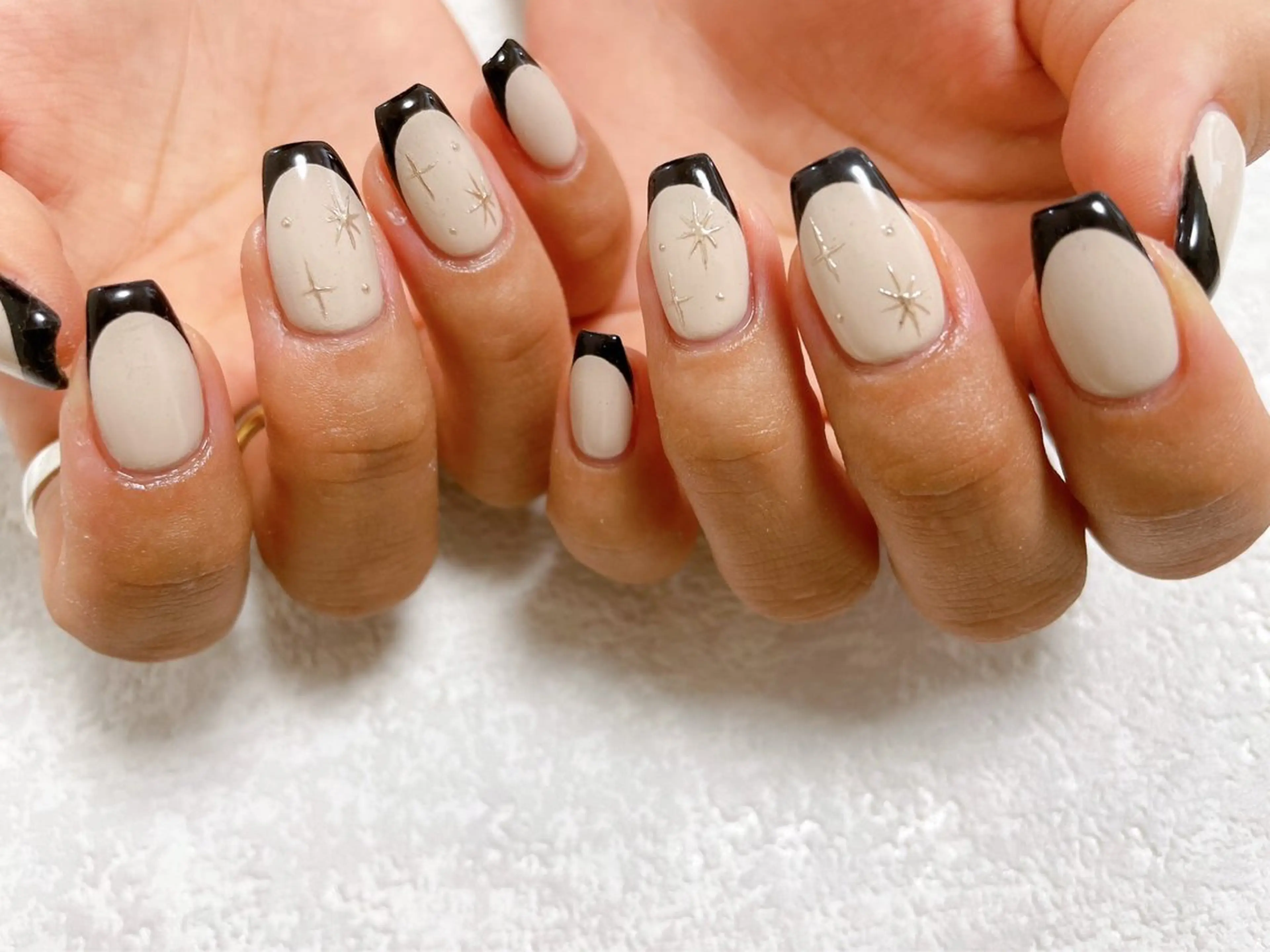 ネイル フレンチネイル ハンドネイル kiki nail 二子玉川のネイルデザイン