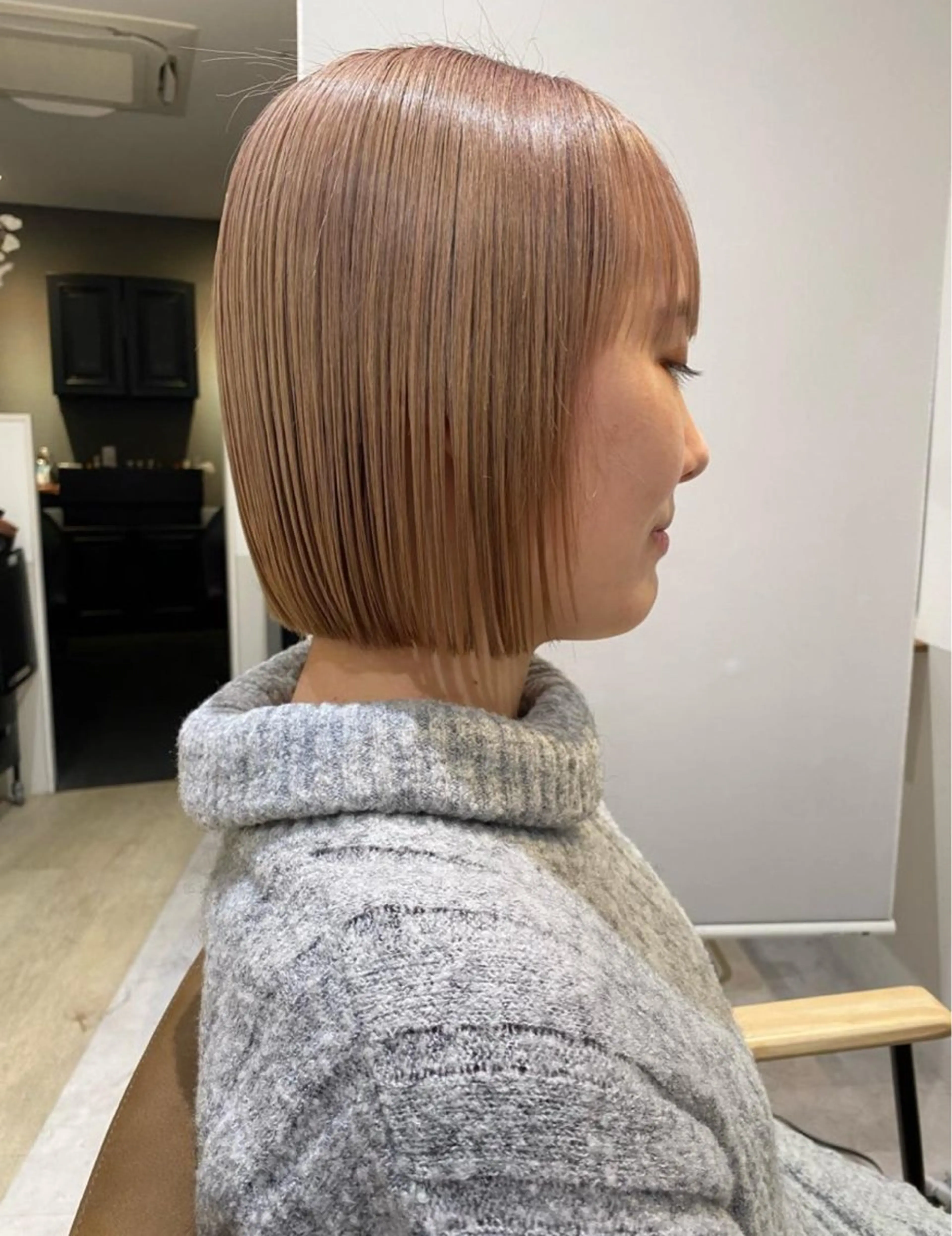 ショート TLUUS/大阪梅田 ボブ/髪質改善✨️蓮のヘアスタイル