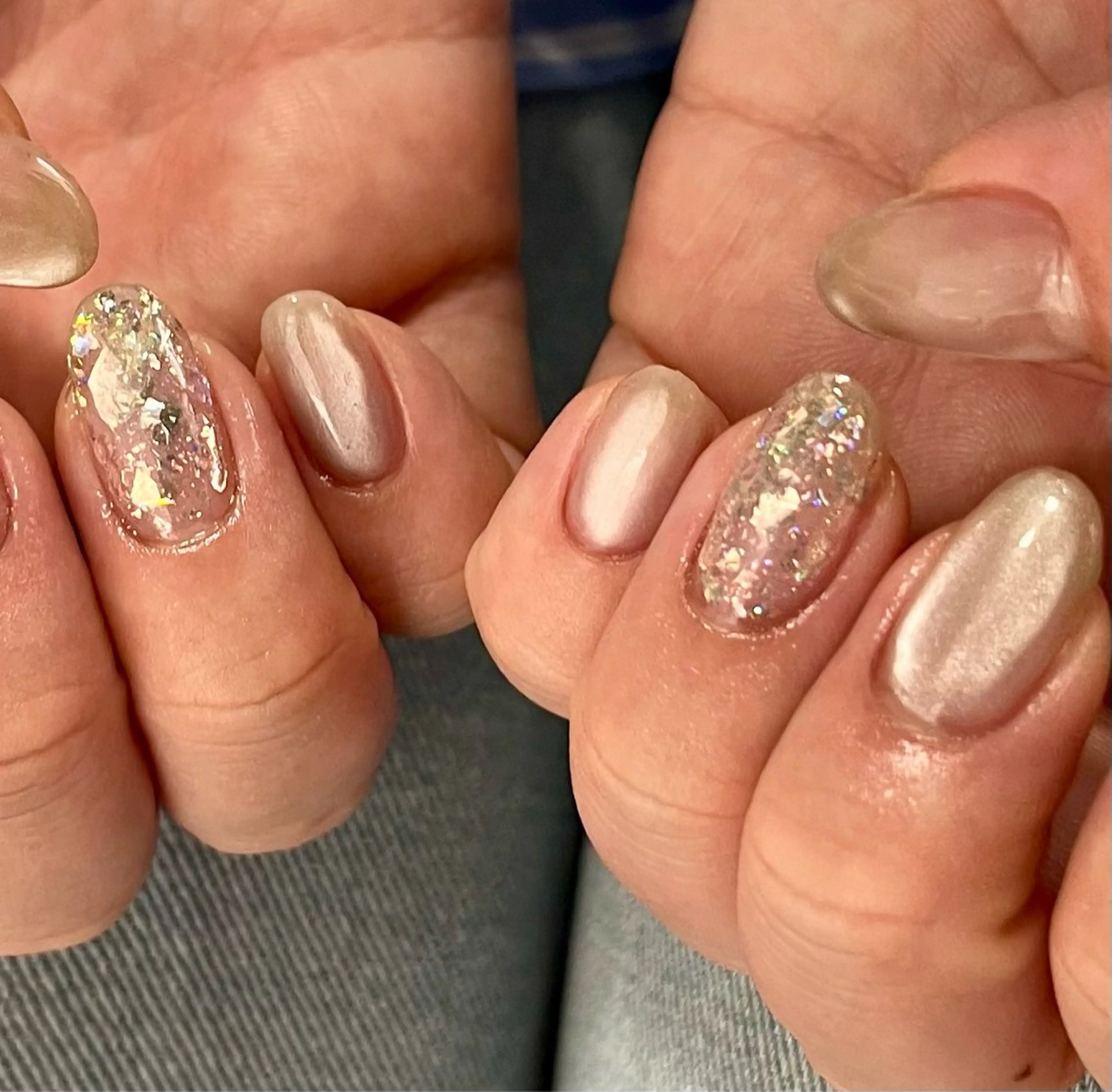 ネイル ラメ(グリッター) マグネットネイル ニュアンスネイル シンプルネイル 夏ネイル ハンドネイル tsumeya かわいく長持ちネイルのネイルデザイン