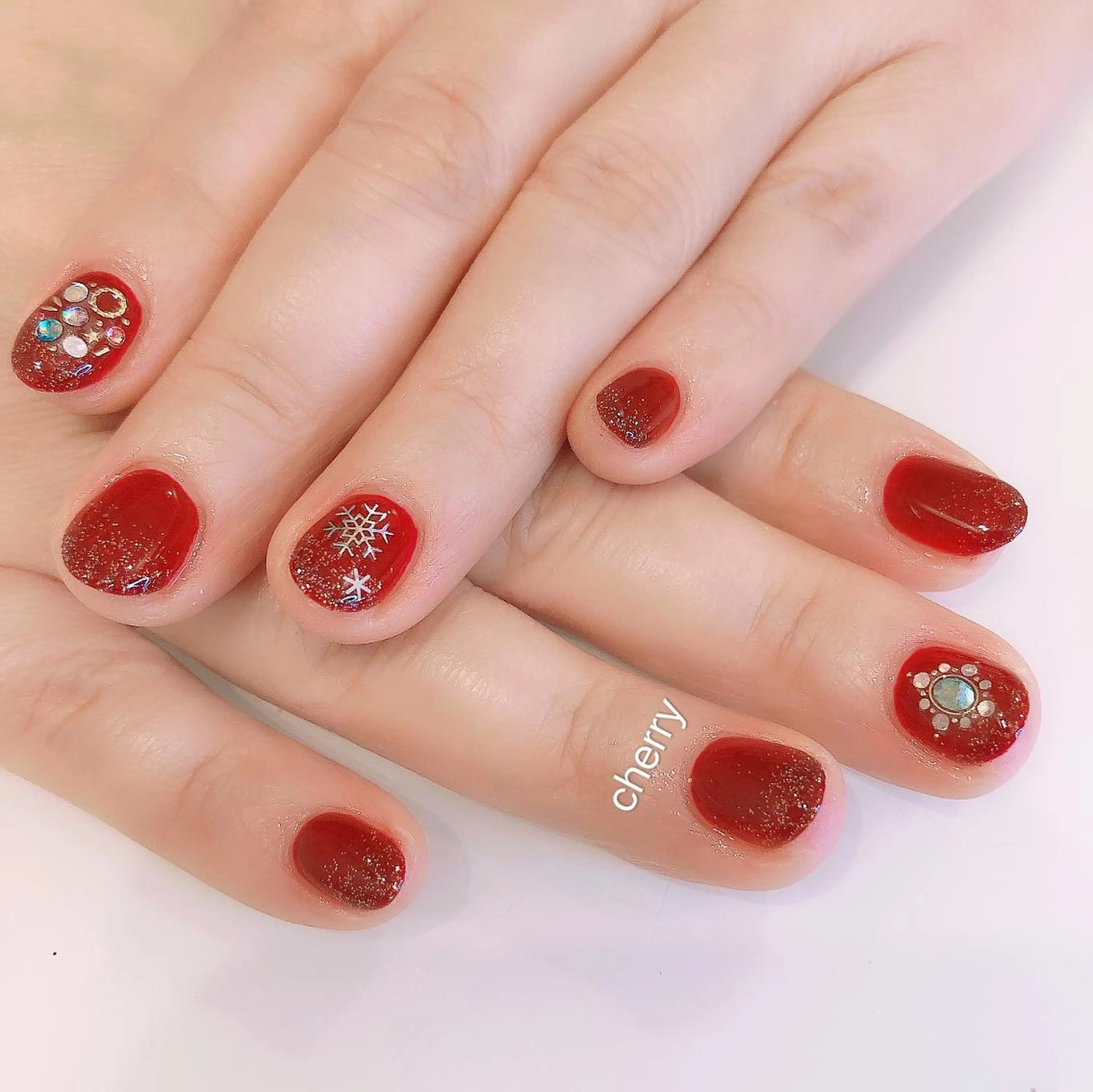 ネイル ジェルネイル SAKURA 🍒のネイルデザイン