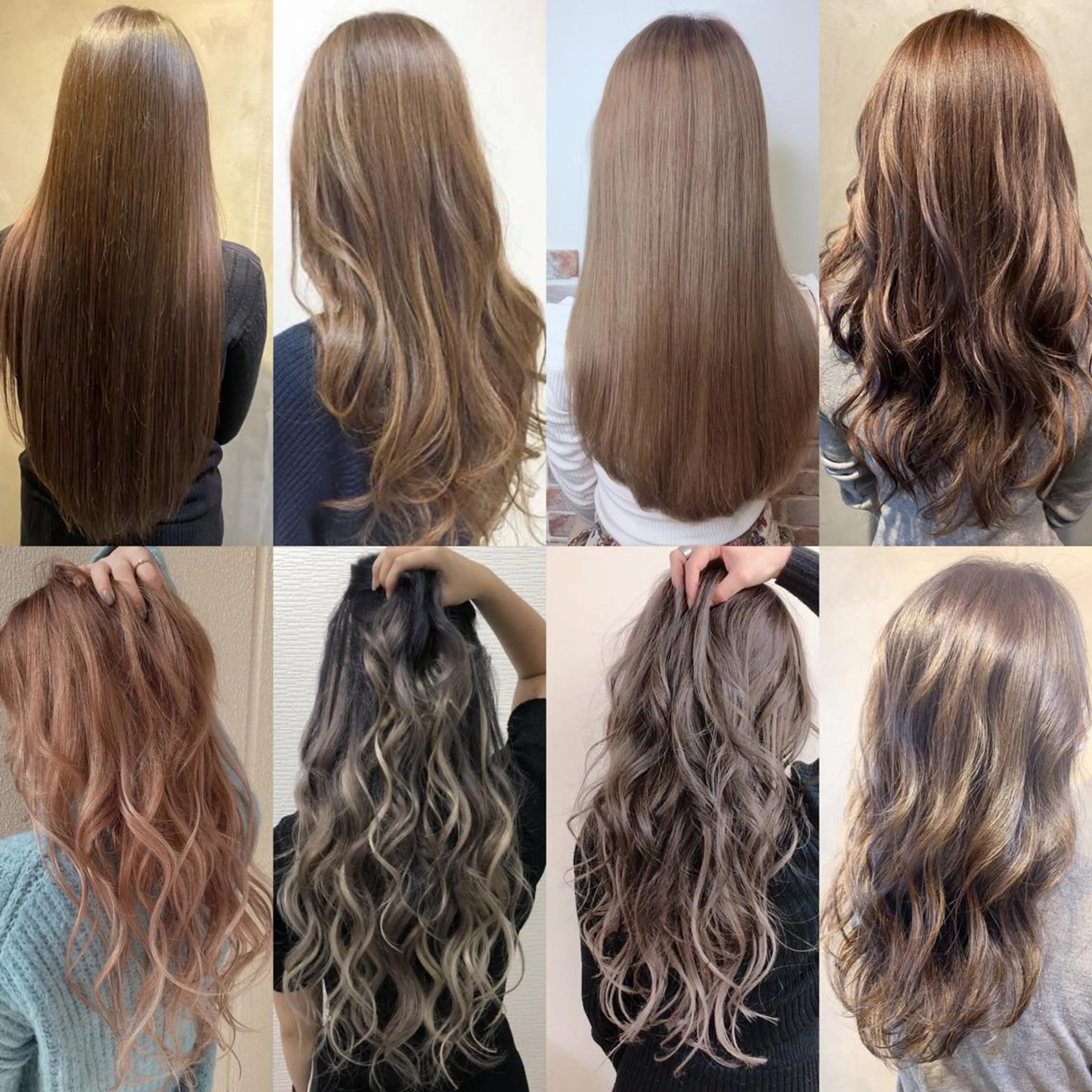 ロング ヘアカラー エクステ カラー&プルエクステ 大人気！！のヘアスタイル