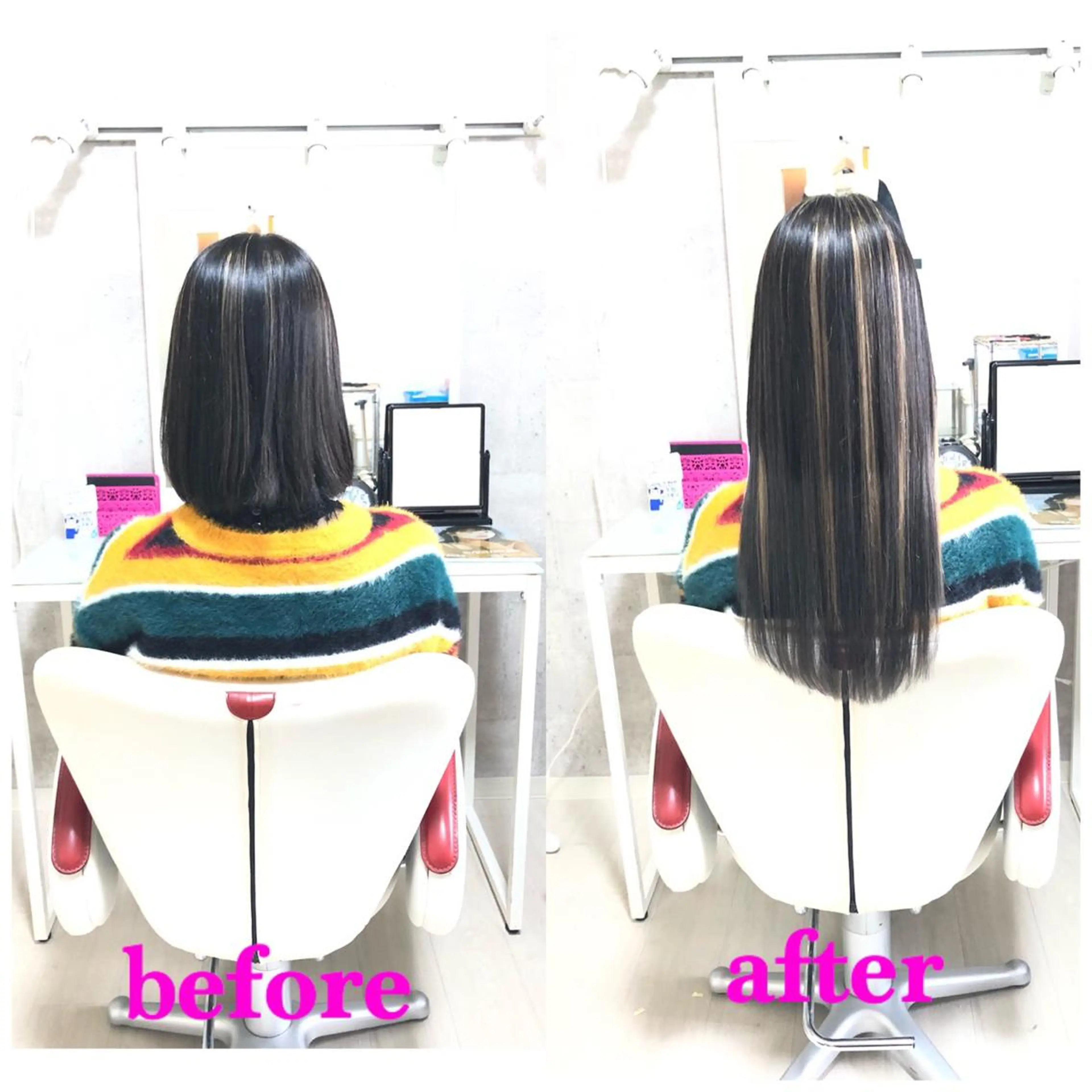 ロング エクステ ドレスアップ心斎橋店所属・🌸ドレスアップ 心斎橋店🌸のヘアスタイル