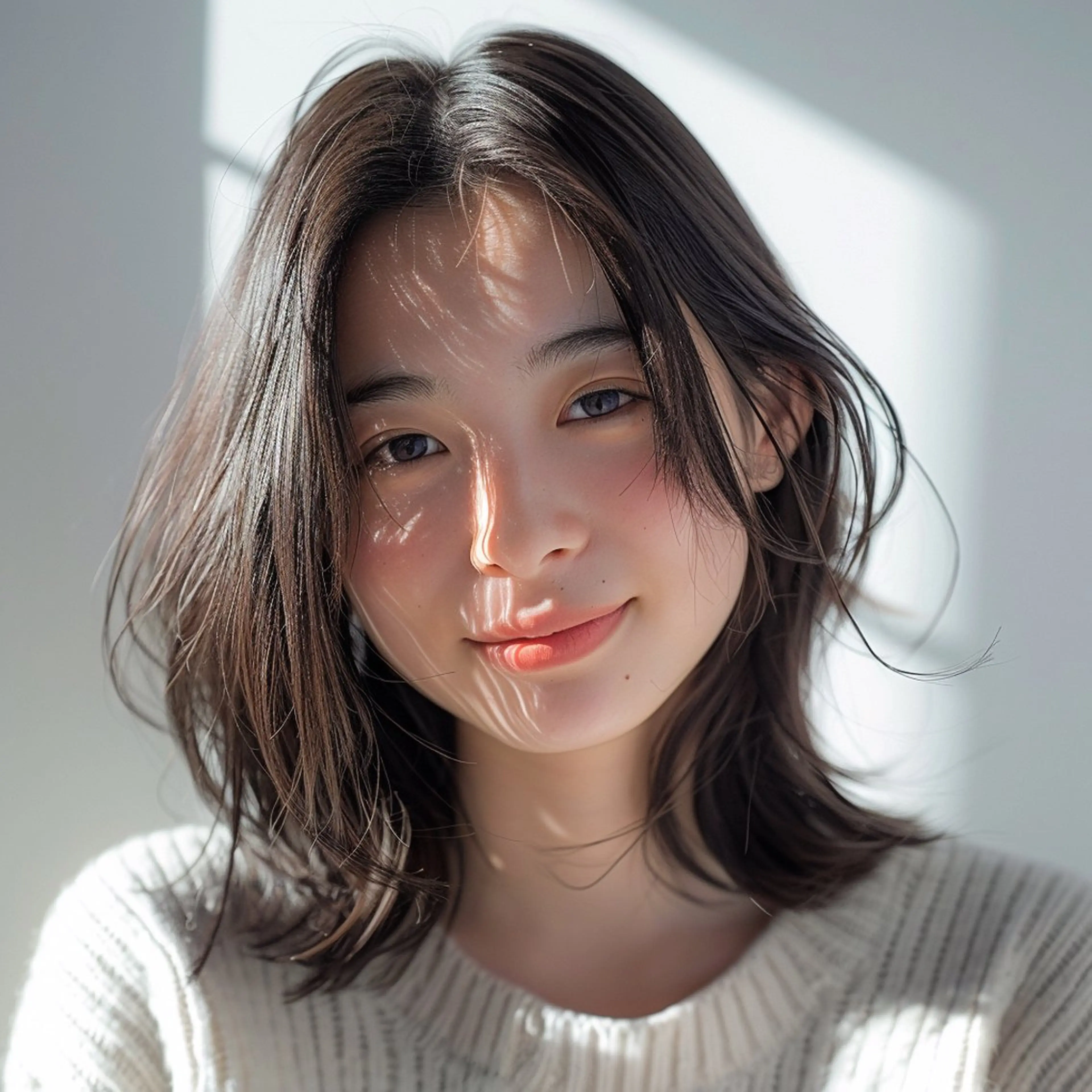 ミディアム カラー カット ヘアカラー トリートメント SALOWIN  銀座VORT店所属・スズキ ジュンペイのヘアスタイル