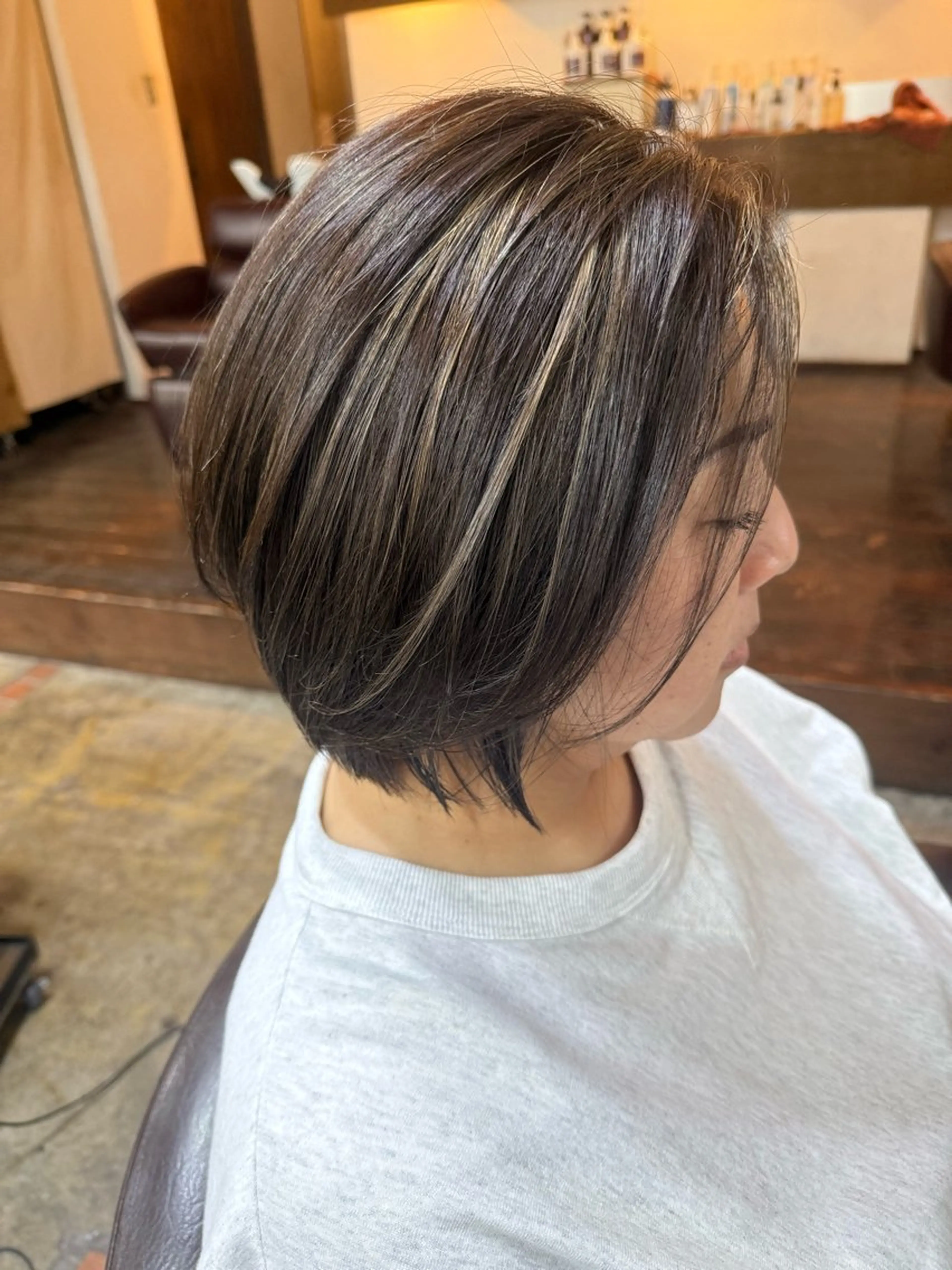 ショート カット ヘアカラー トリートメント ジョリフィーユ高石所属・joliefille 高石店☘️熊澤丈将のヘアスタイル