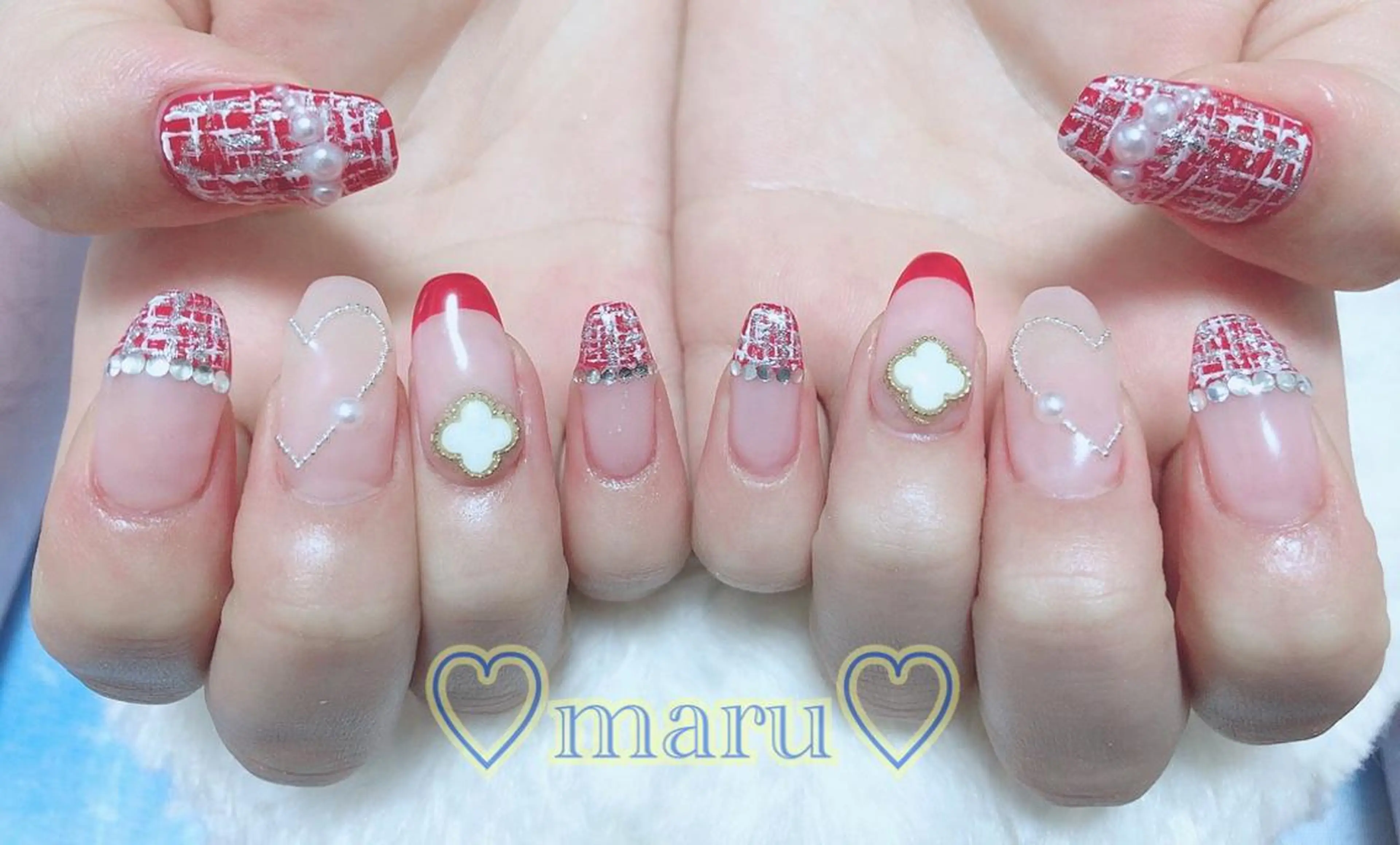 ネイル ハンドネイル フットネイル まるみ ♡のネイルデザイン