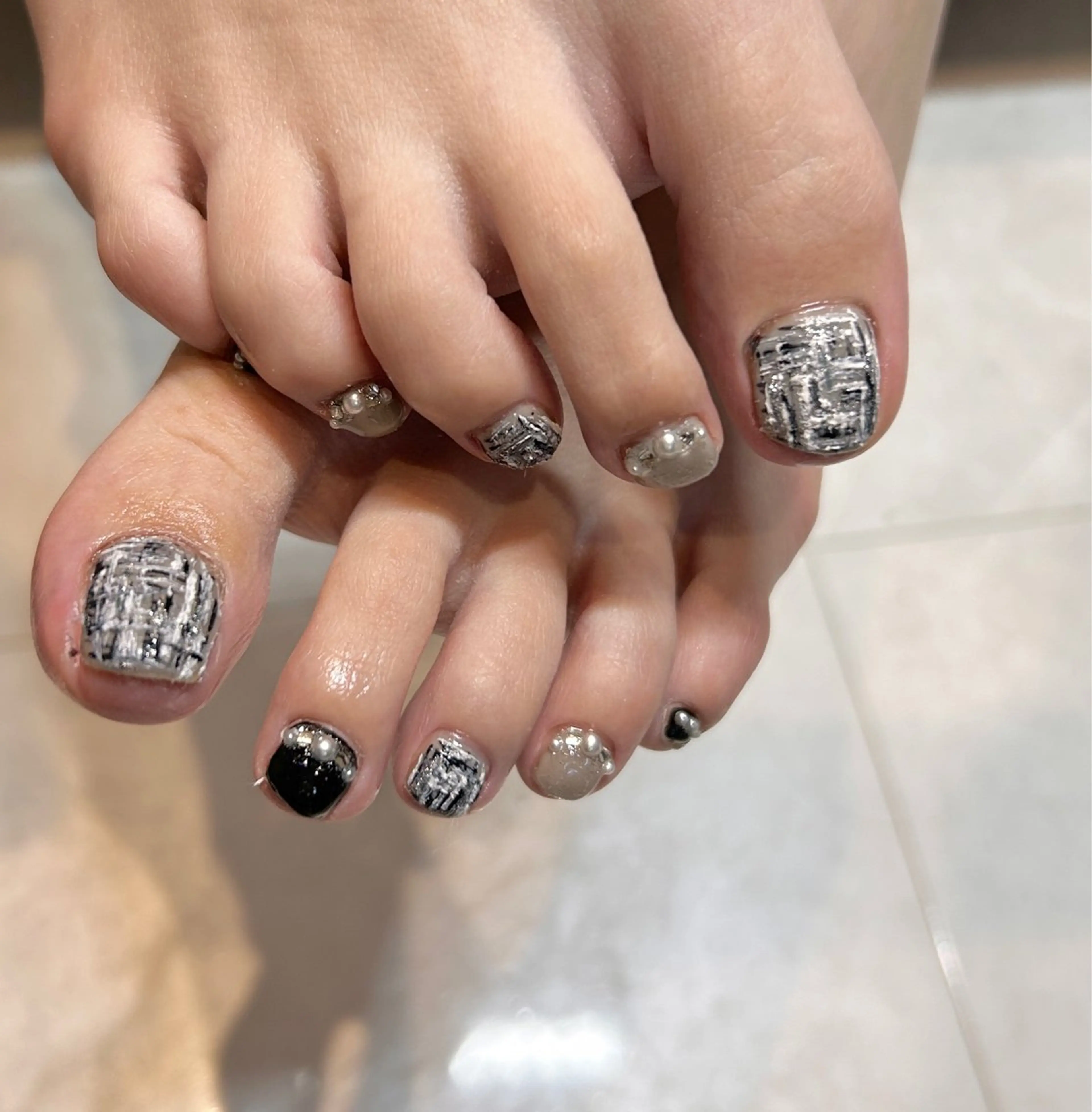 ネイル 春ネイル フットネイル N.style所属・Ｎ. styleのネイルデザイン