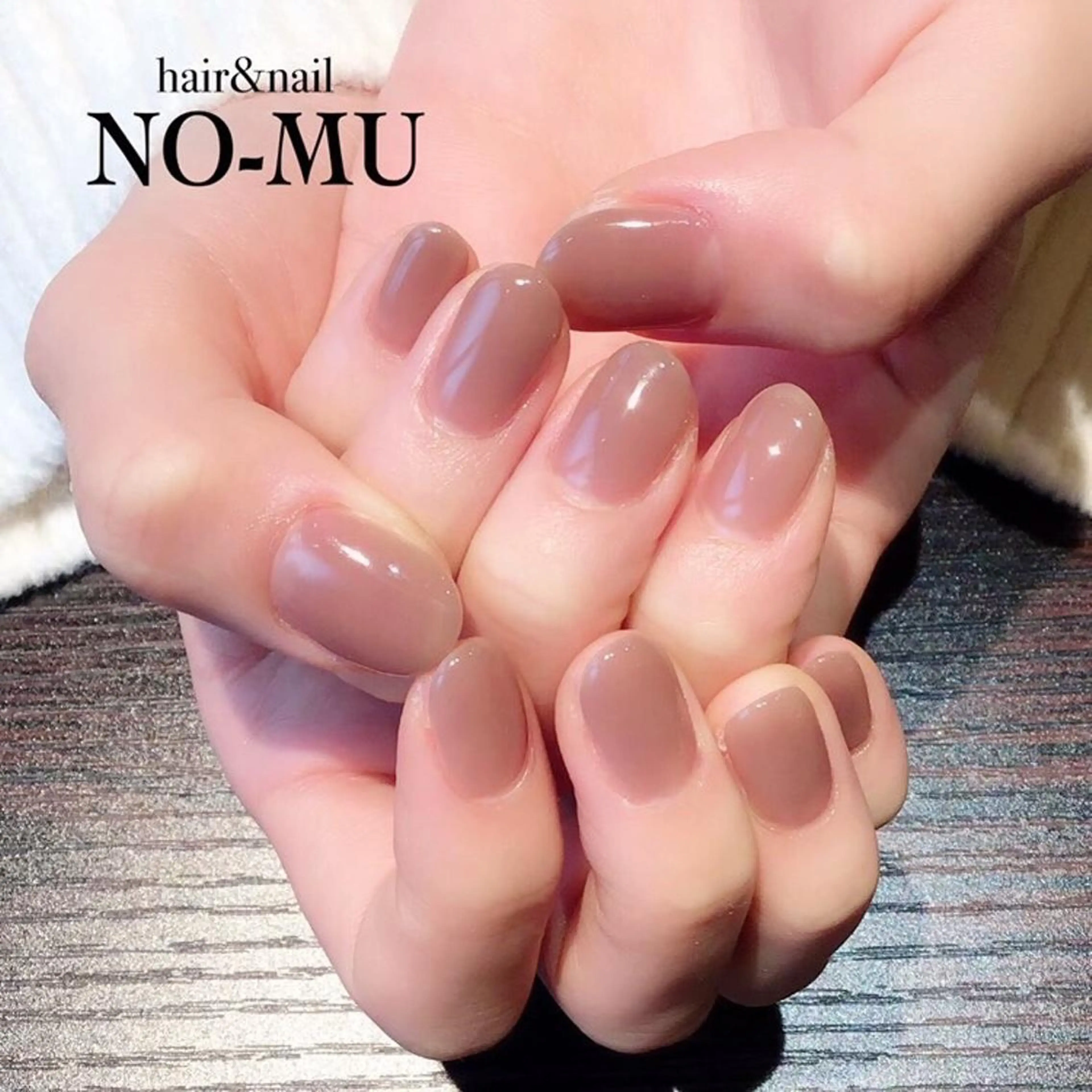 ネイル ワンカラーネイル hair＆nail NO-MU所属・hair＆nail NO-MUのネイルデザイン