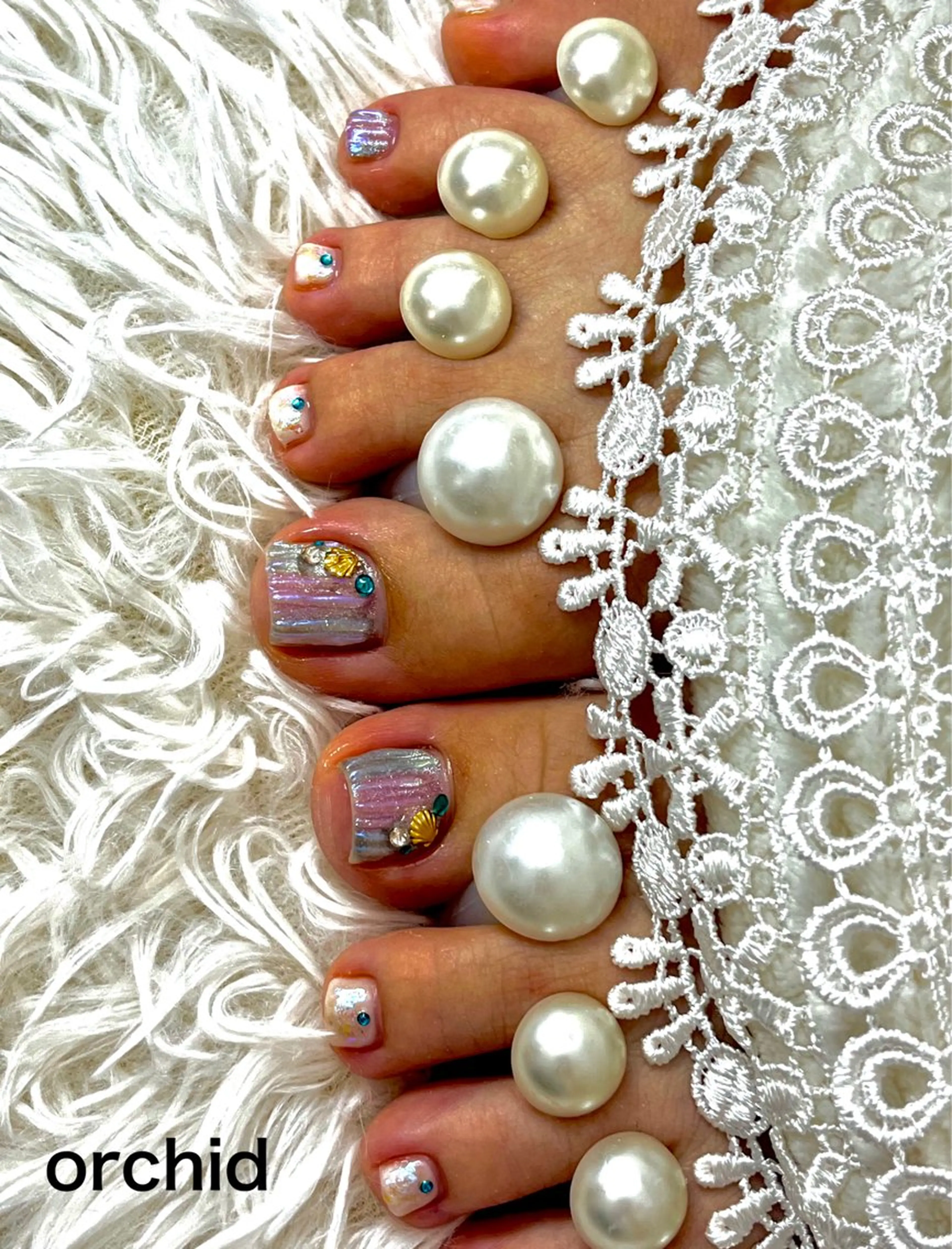 ネイル orchid ♡オーキッドのネイルデザイン