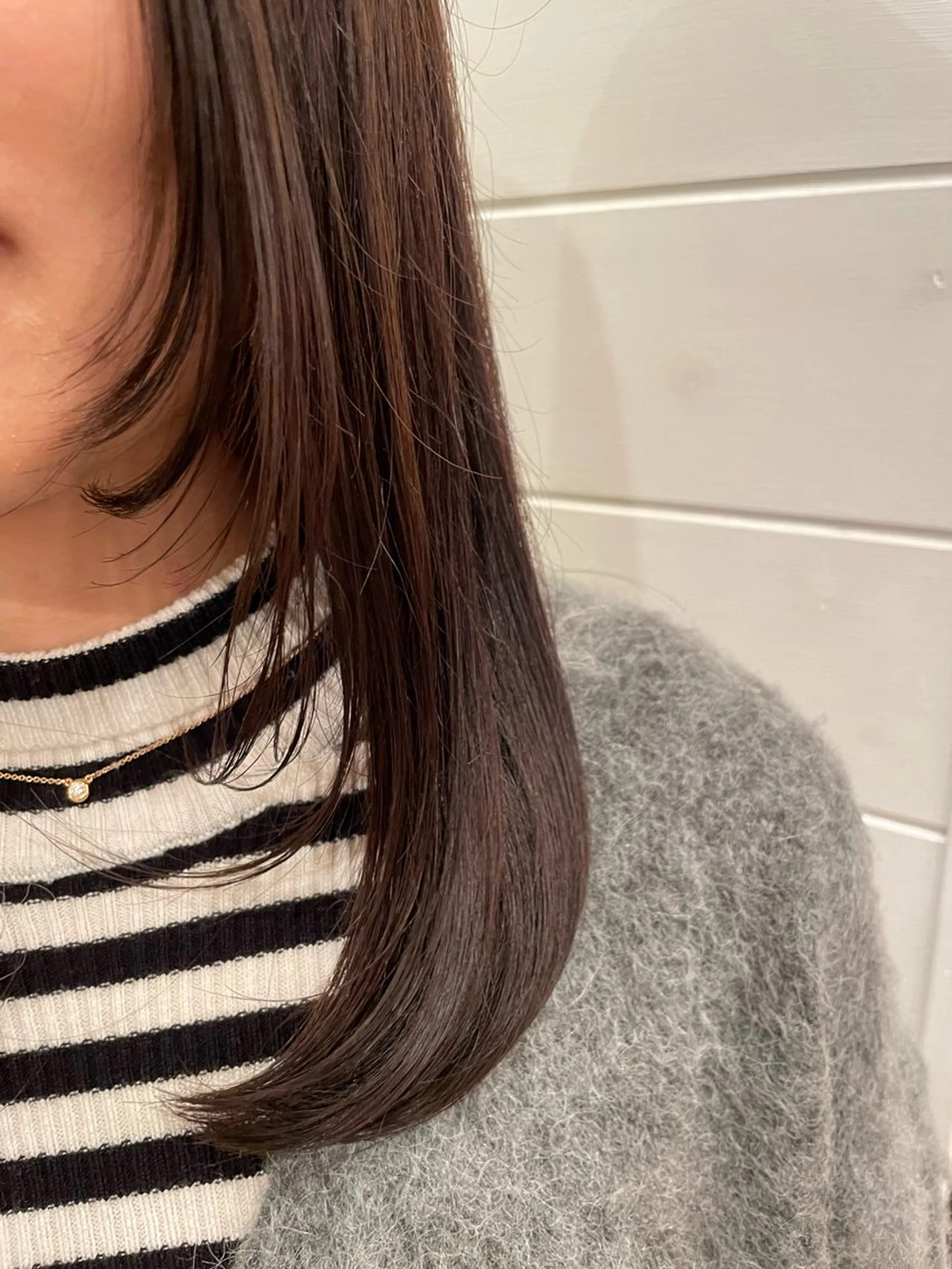 ロング カラー ボブ/縮毛矯正/レイ ヤー♡Natsukiのヘアスタイル