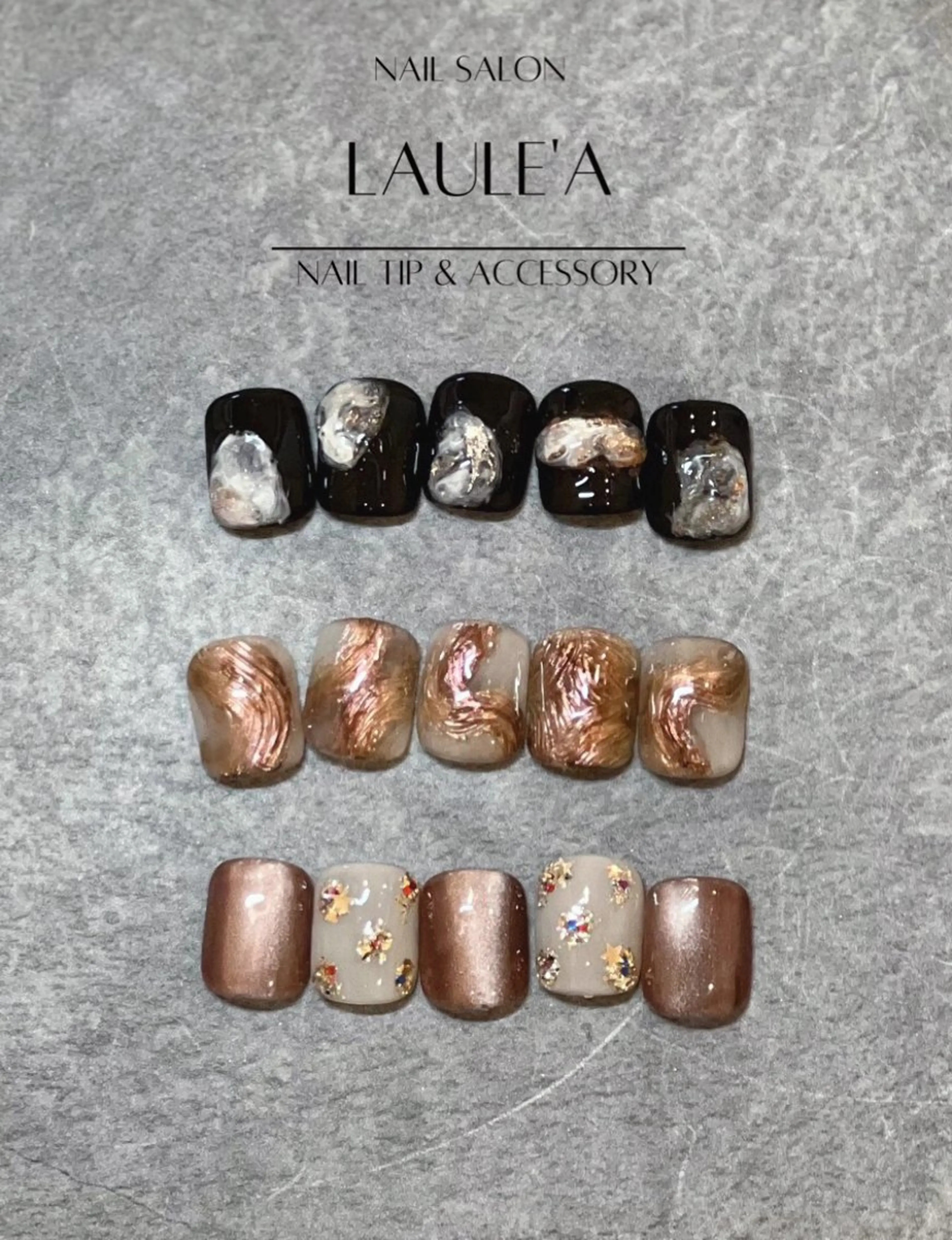 ネイル アートネイル フットネイル nailsalon Laule'aのネイルデザイン