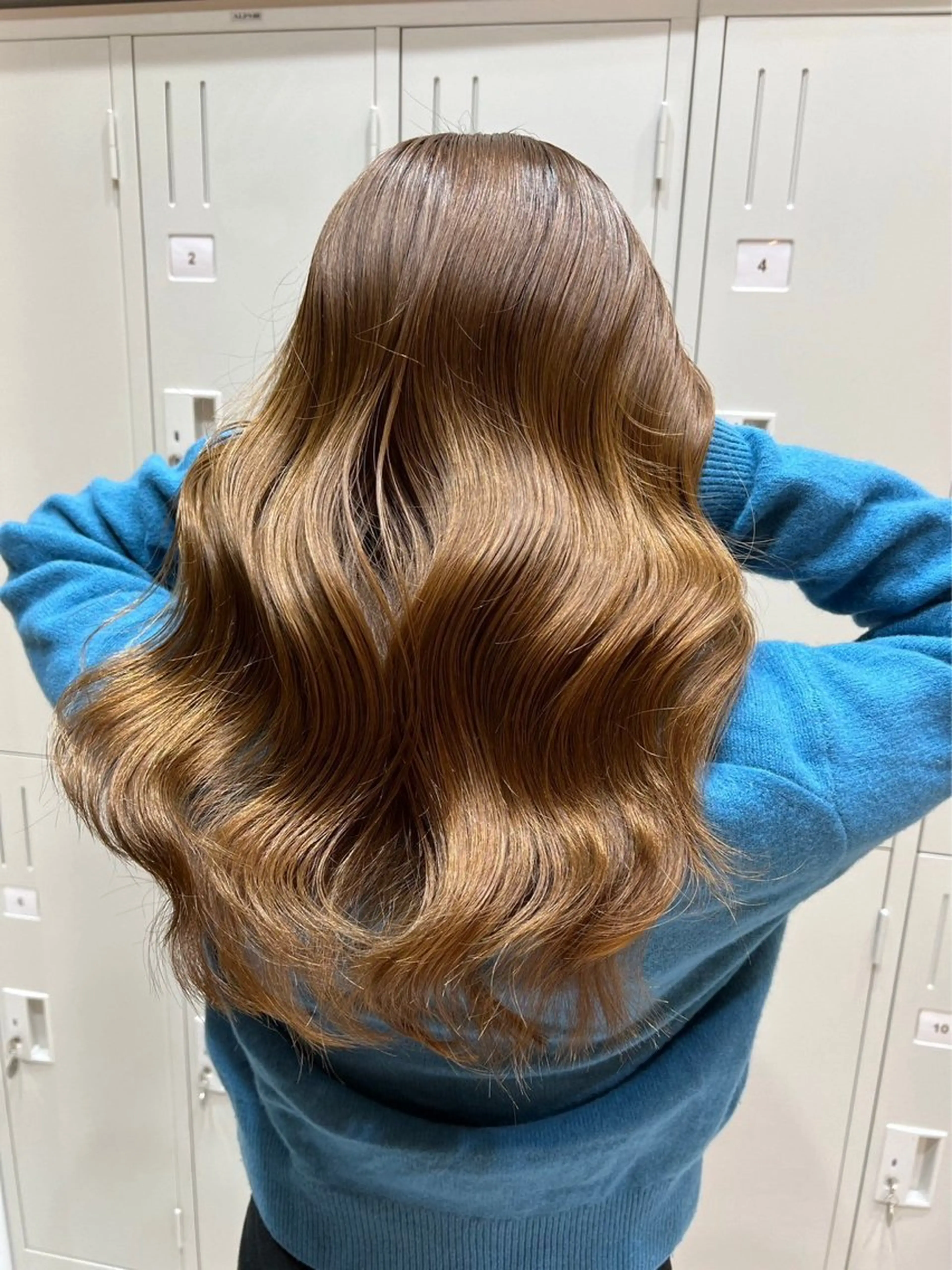 ロング カラー ヘアアレンジ ALLEN HAIR松戸所属・SAKI 💙のヘアスタイル