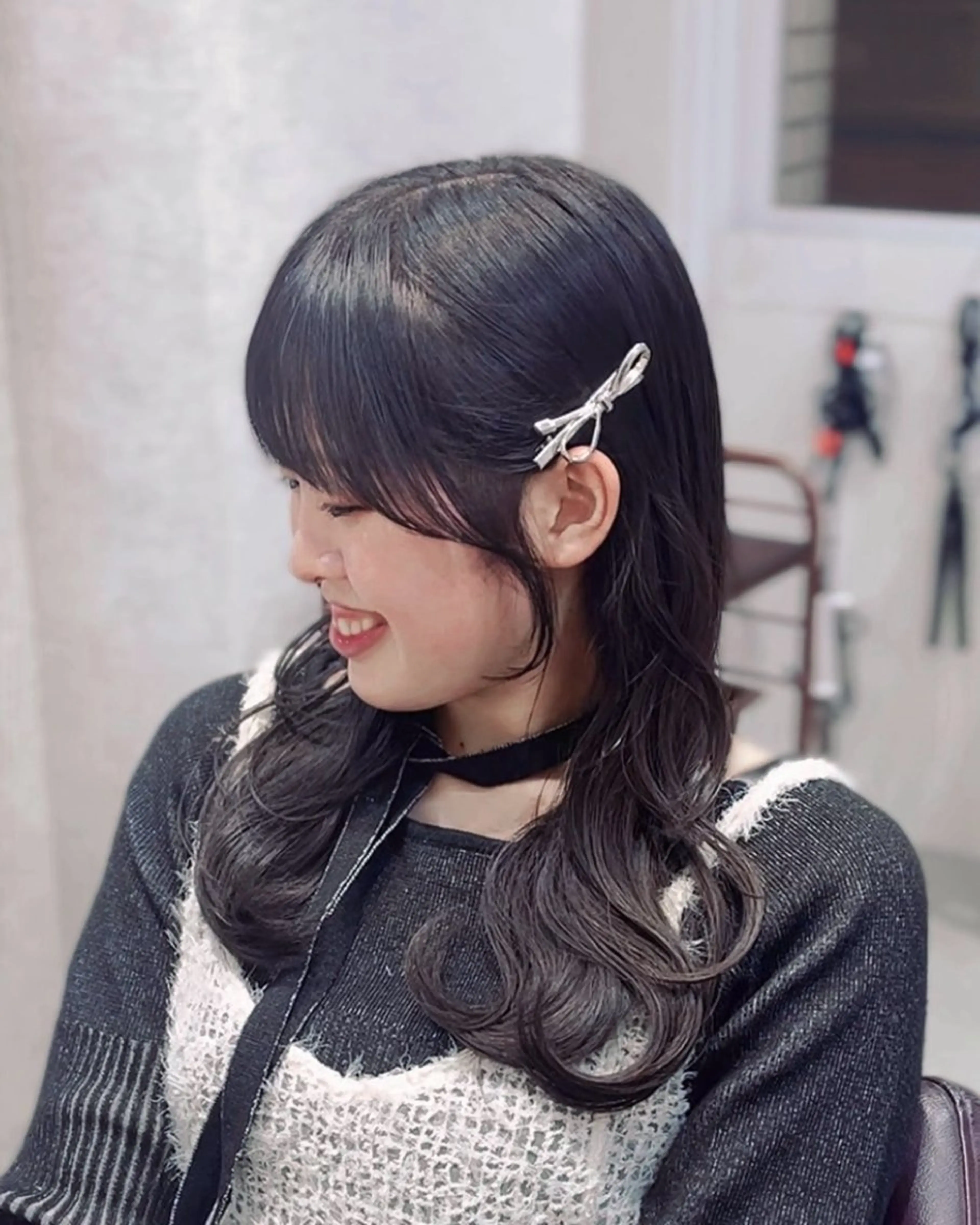 ロング カラー ヘアアレンジ suzuka/透明感 カラー 美髪縮毛矯正のヘアスタイル