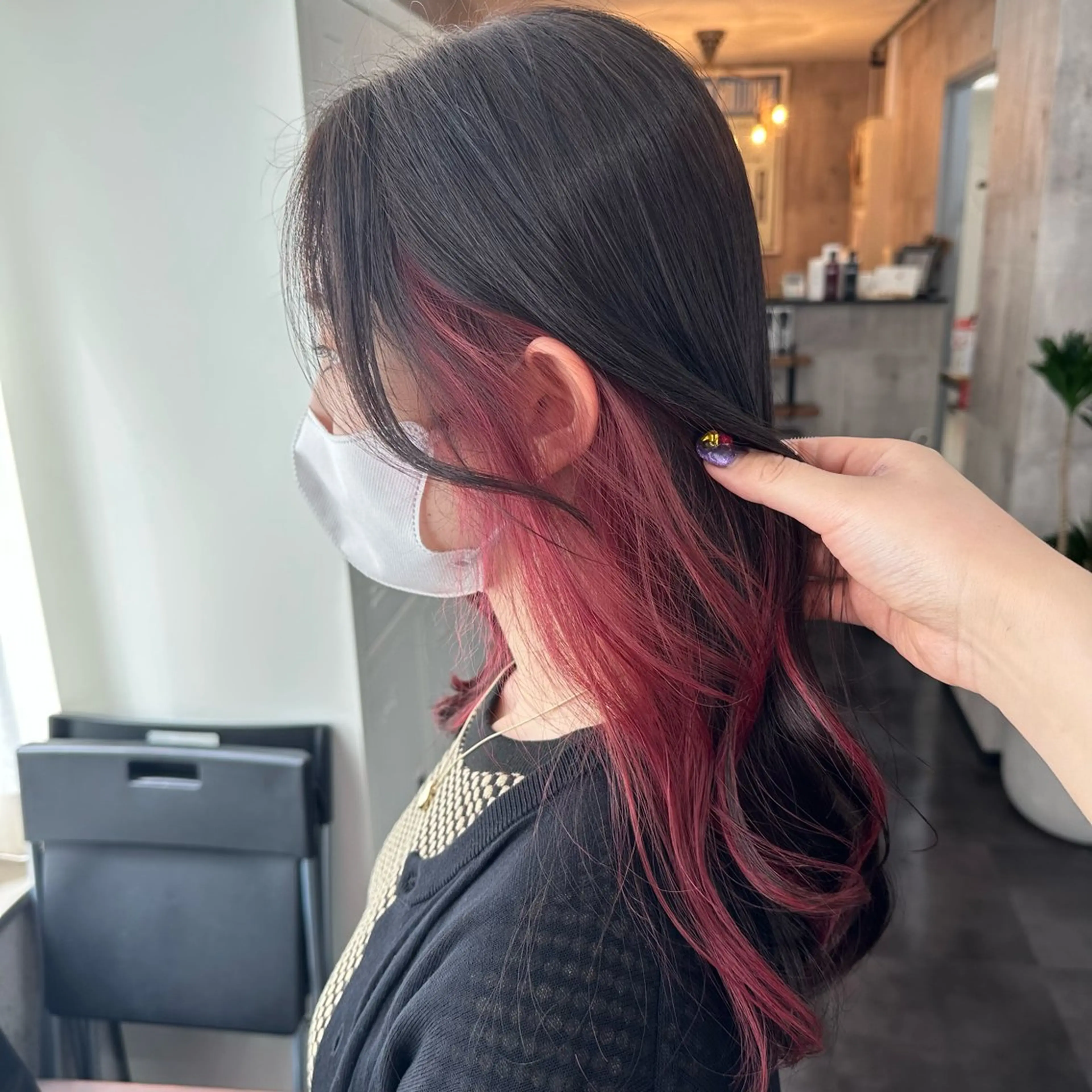 ロング カラー カット ヘアカラー トリートメント 枚方 tomee 🦋南部　しほ🦋のヘアスタイル