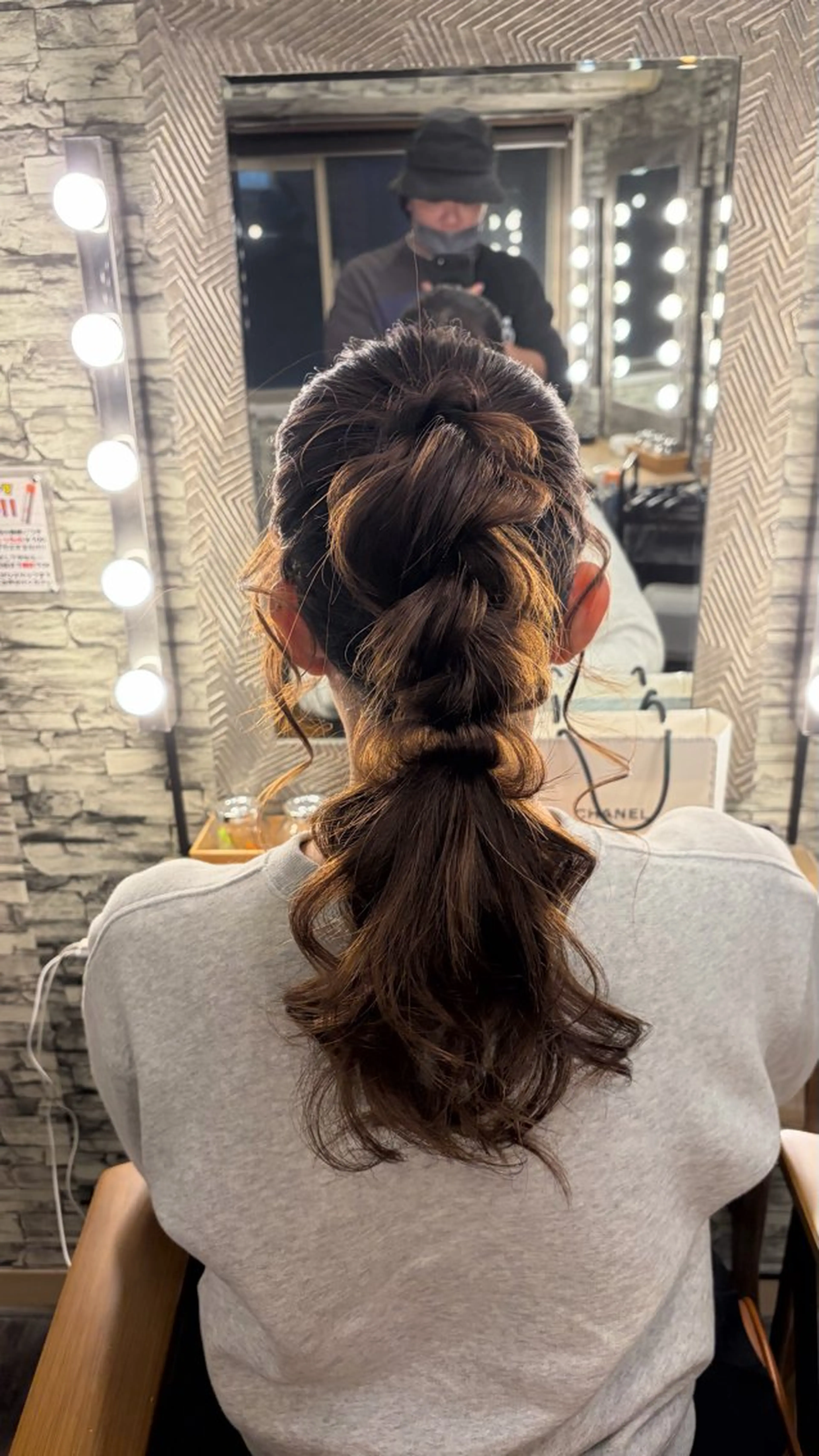 セミロング ヘアアレンジ hair make  Lucciのヘアスタイル