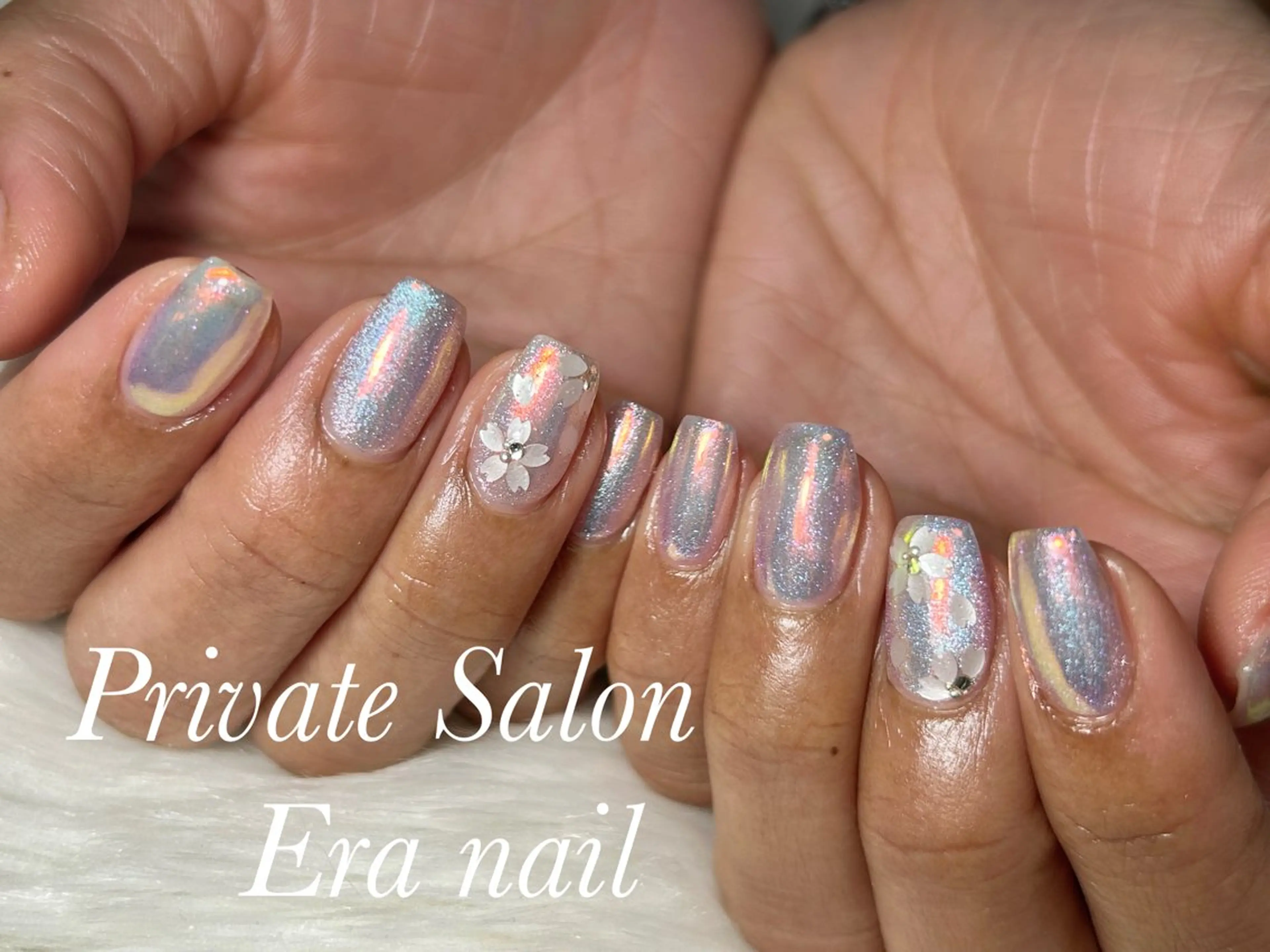 ネイル 桜ネイル ハンドネイル Era nailのネイルデザイン