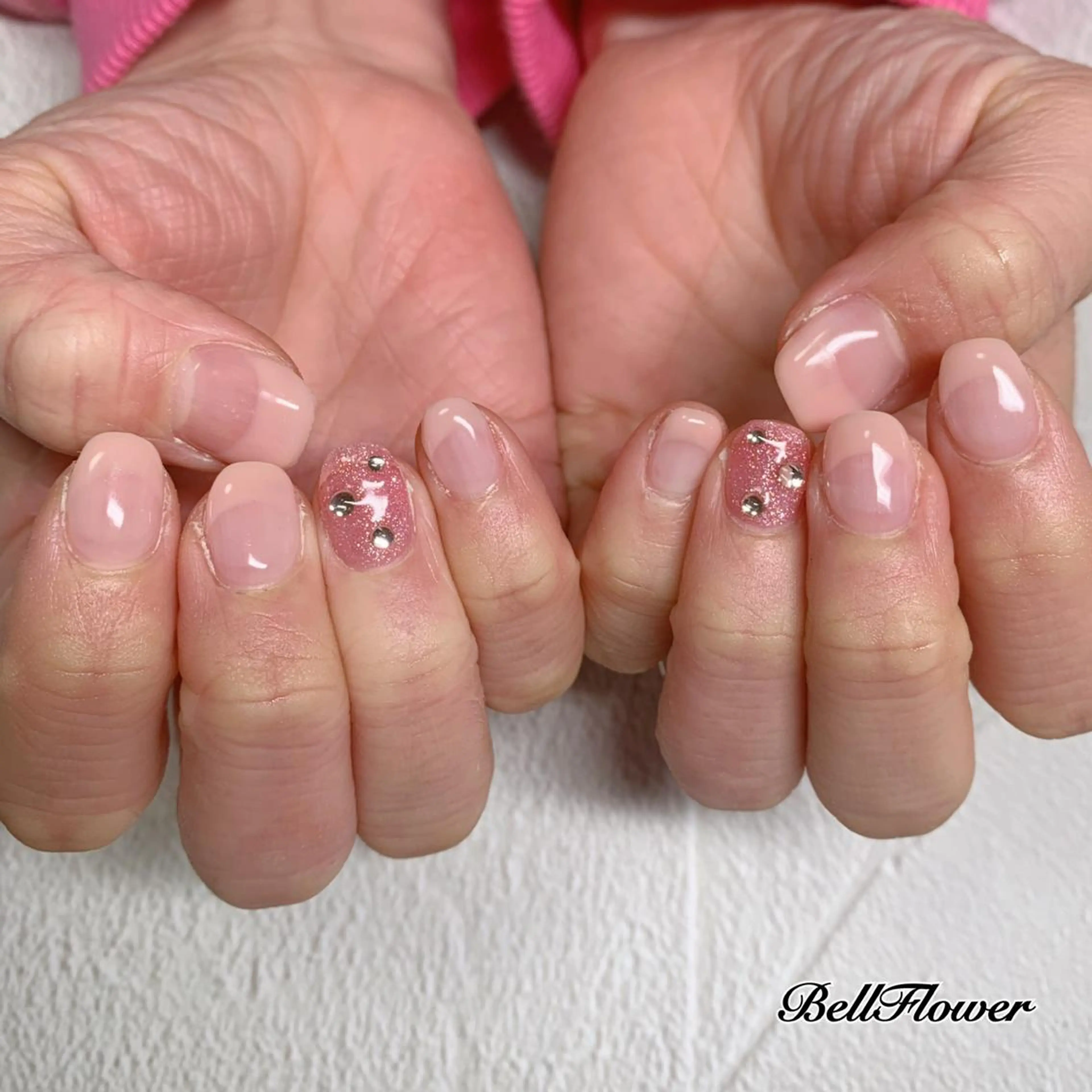 ネイル ハンドネイル Bell Flowerのネイルデザイン