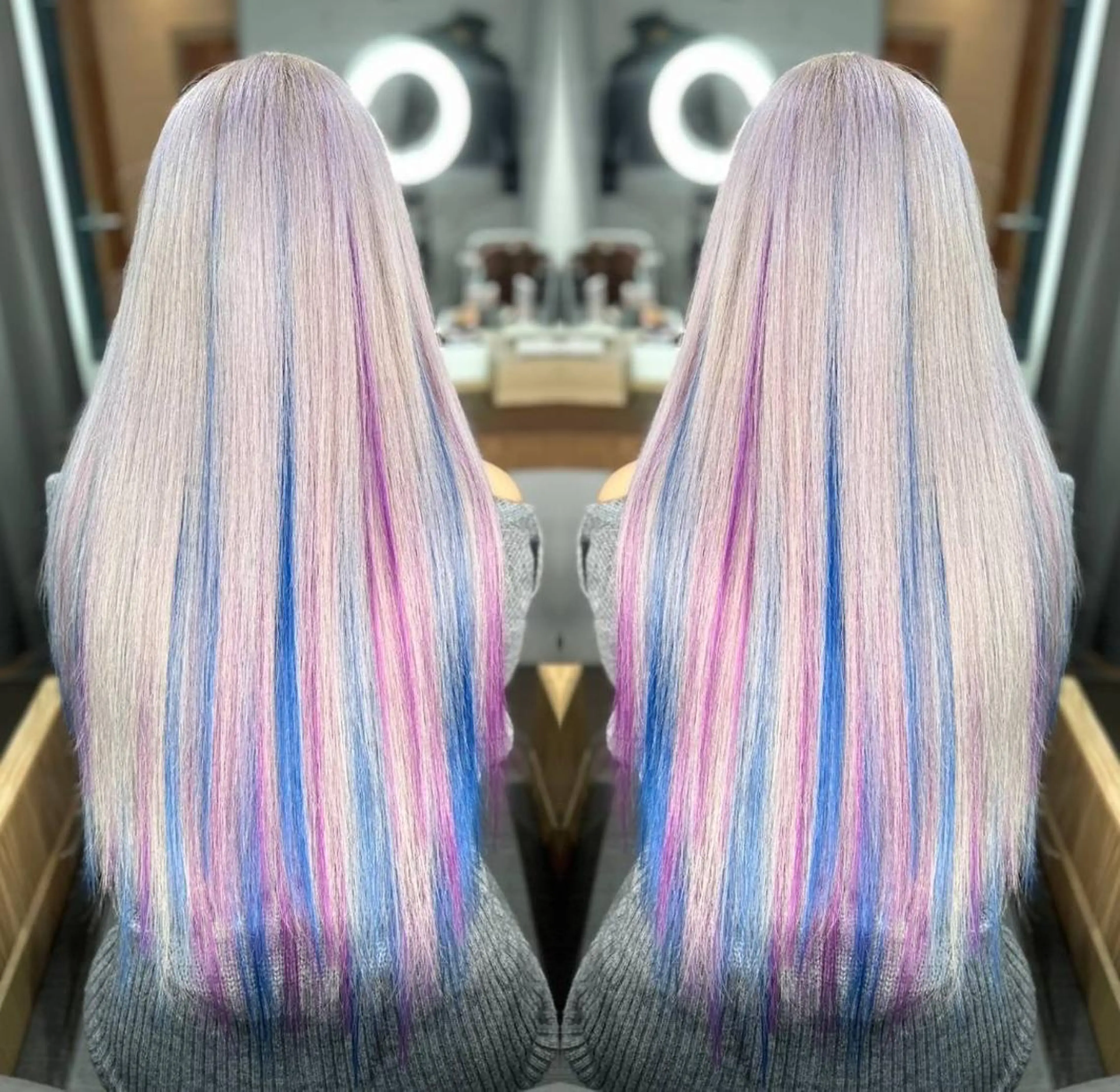 ロング ヘアアレンジ カラー メンズ 韓国hair特化🩵 人気NO,1👑祐樹のヘアスタイル