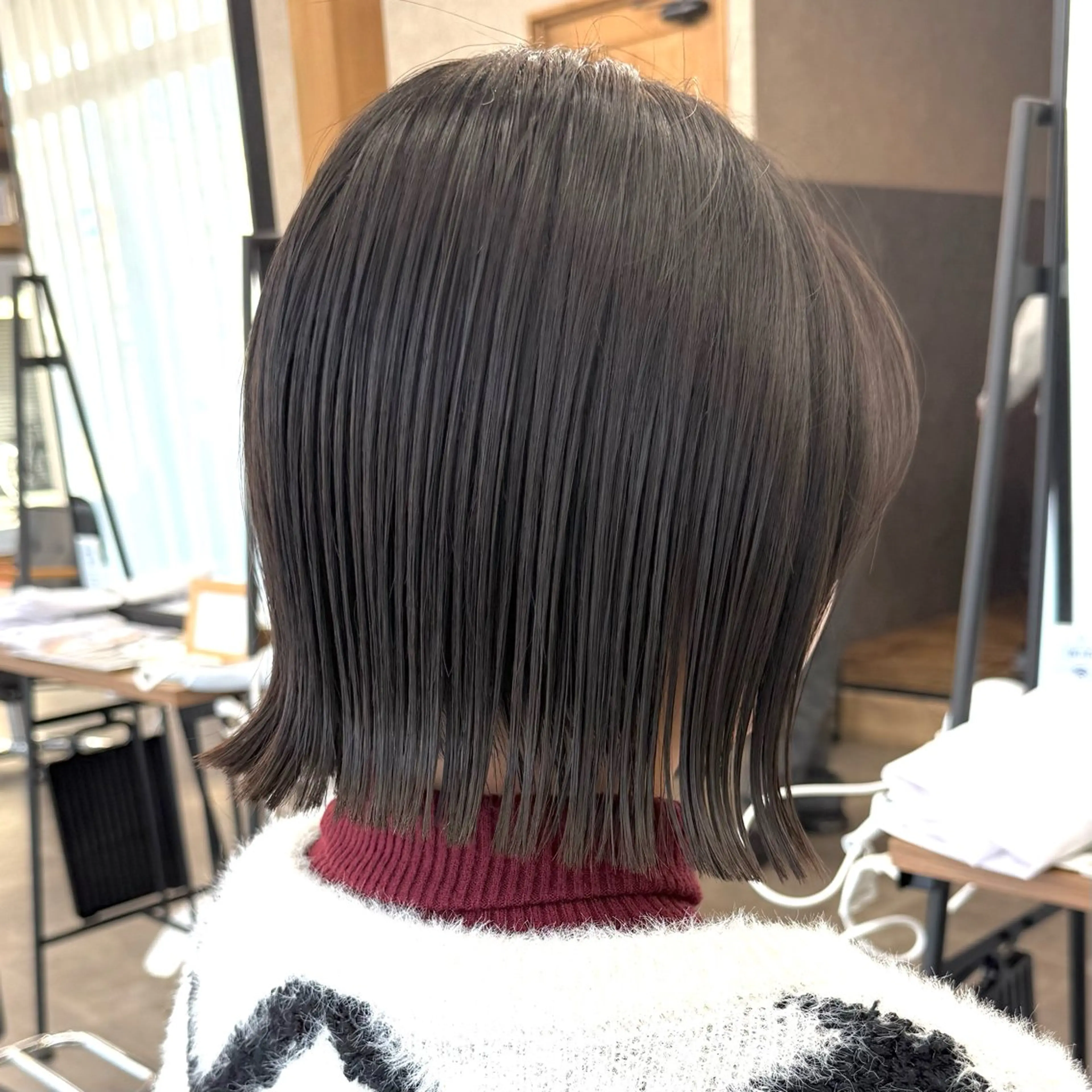 ミディアム ボブ 外ハネヘア カット トリートメント 似合わせボブ🎀🫧 千葉 優希のヘアスタイル