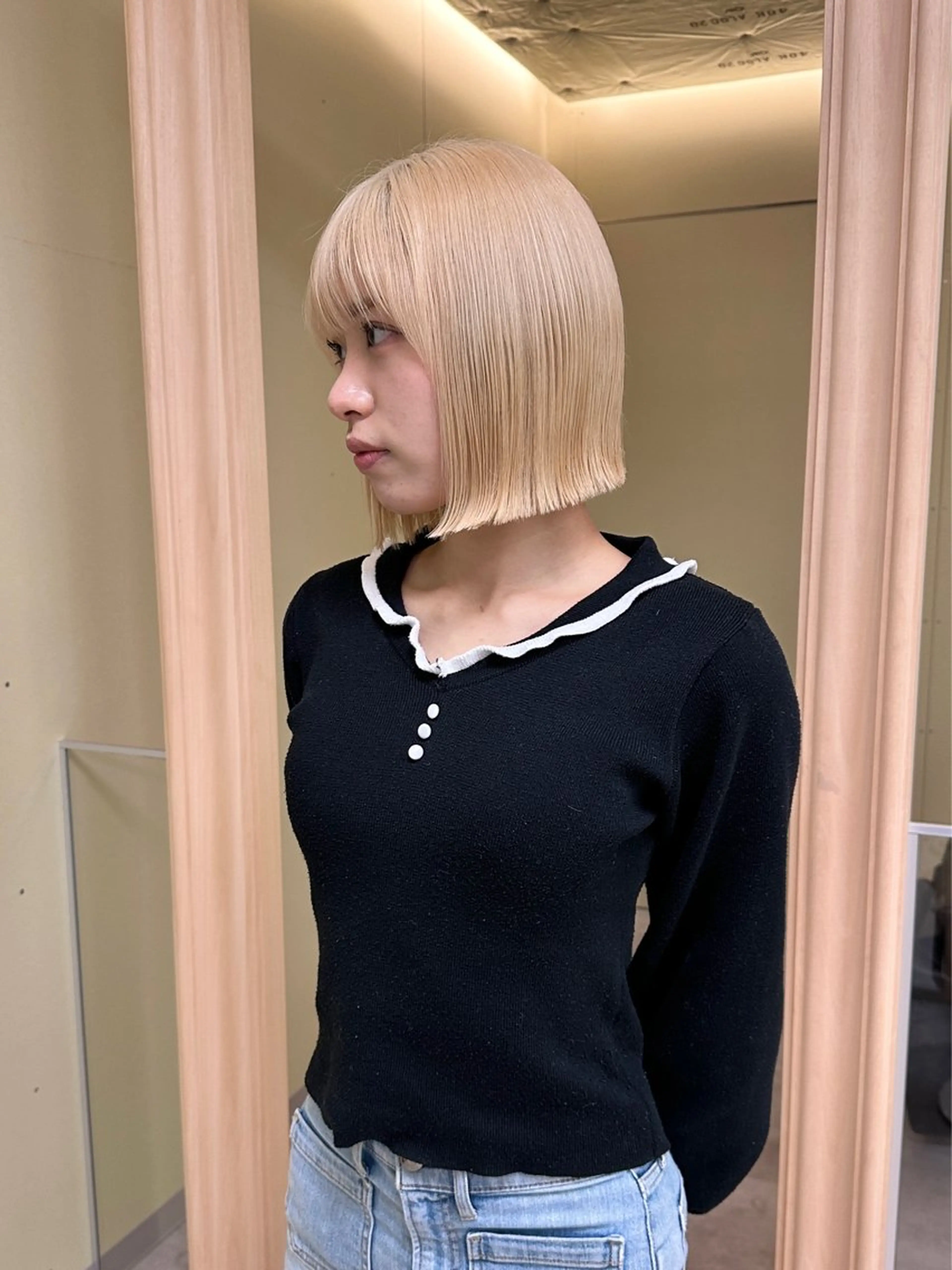 【💛⚪️ハイトーンならこれ⚪️💛】ブリーチフル+透明感カラーの写真