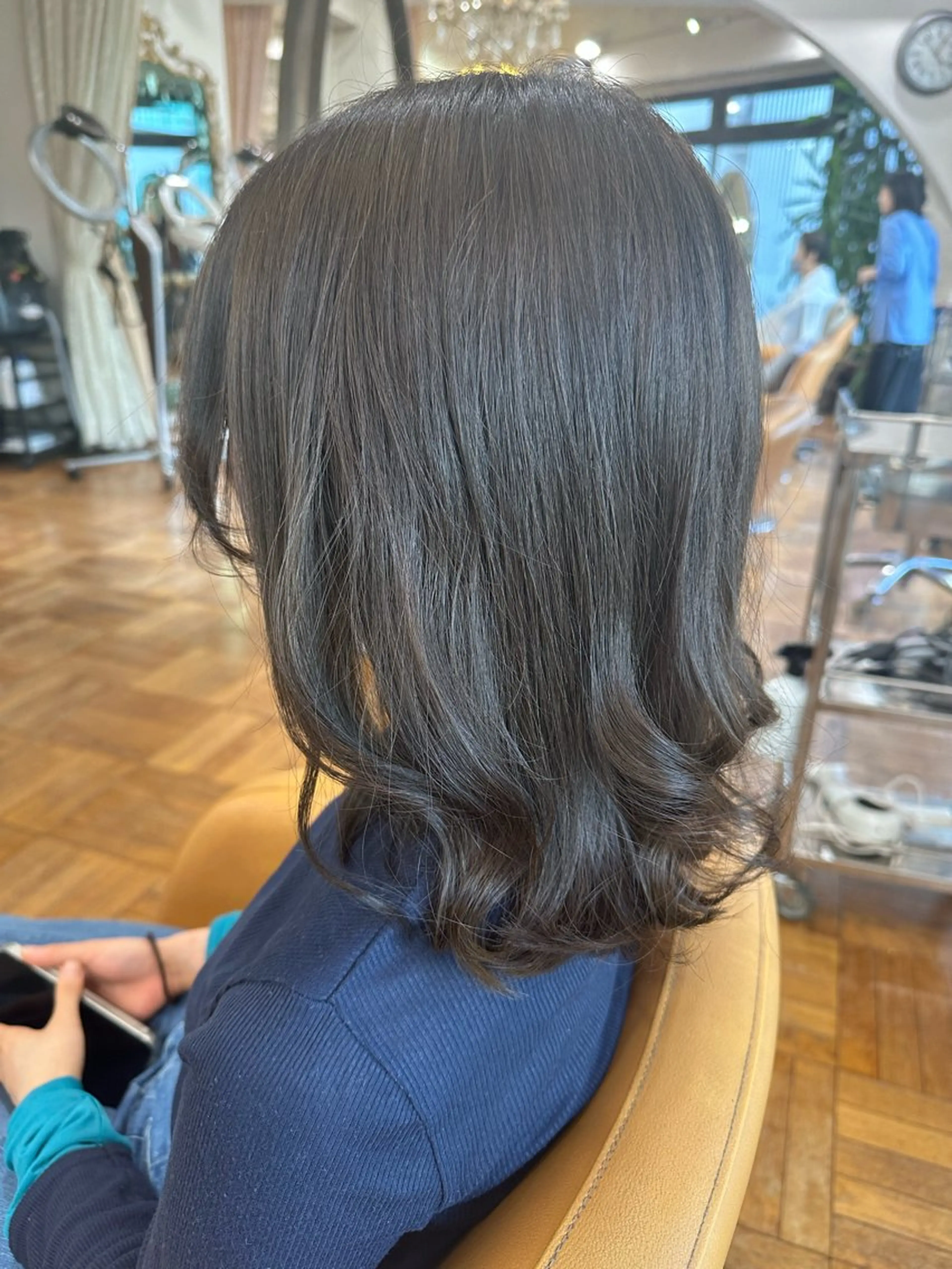 セミロング ／カット ／るかのヘアスタイル