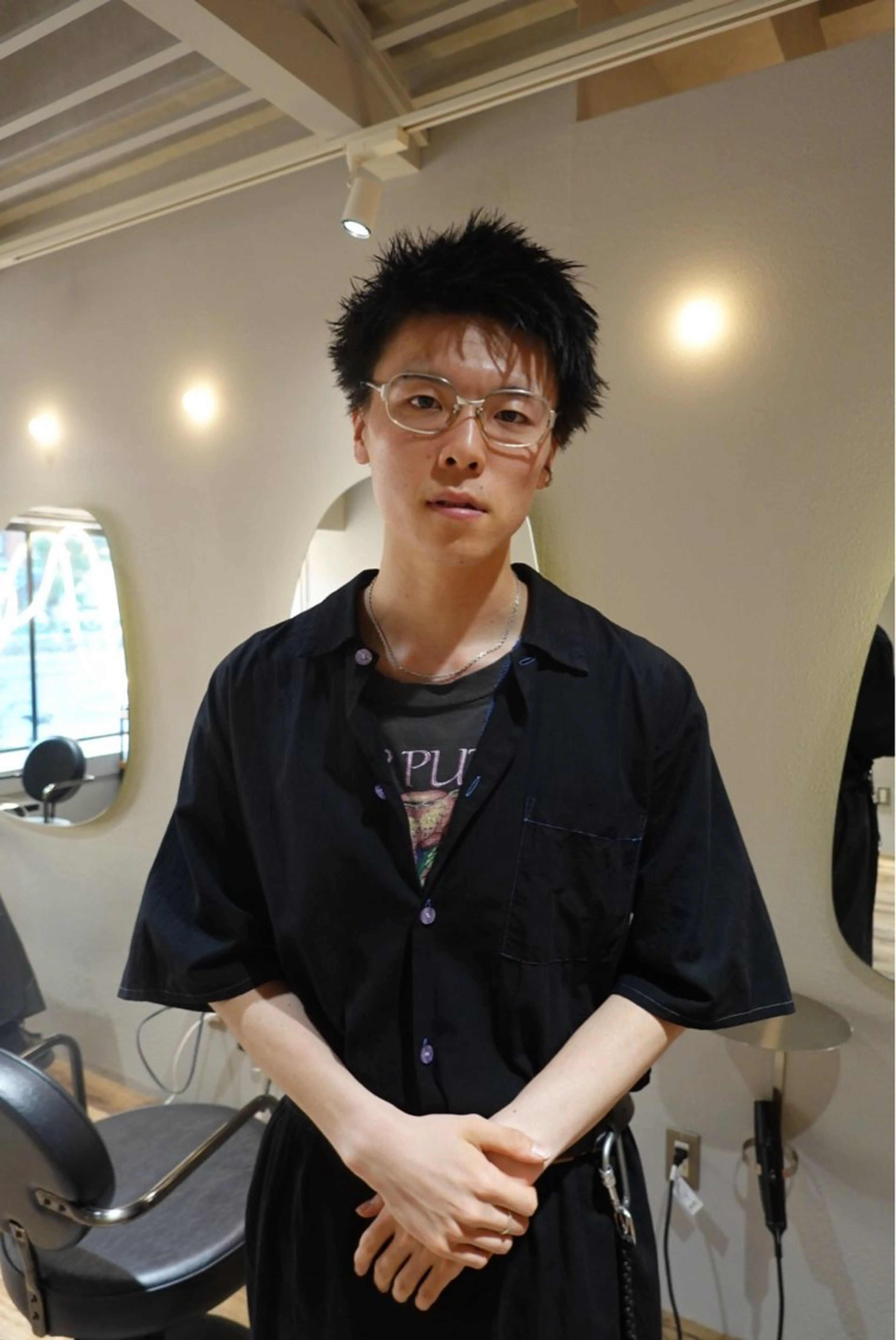 ショート メンズ メンズカット/パーマ /ユアサシュンスケのヘアスタイル