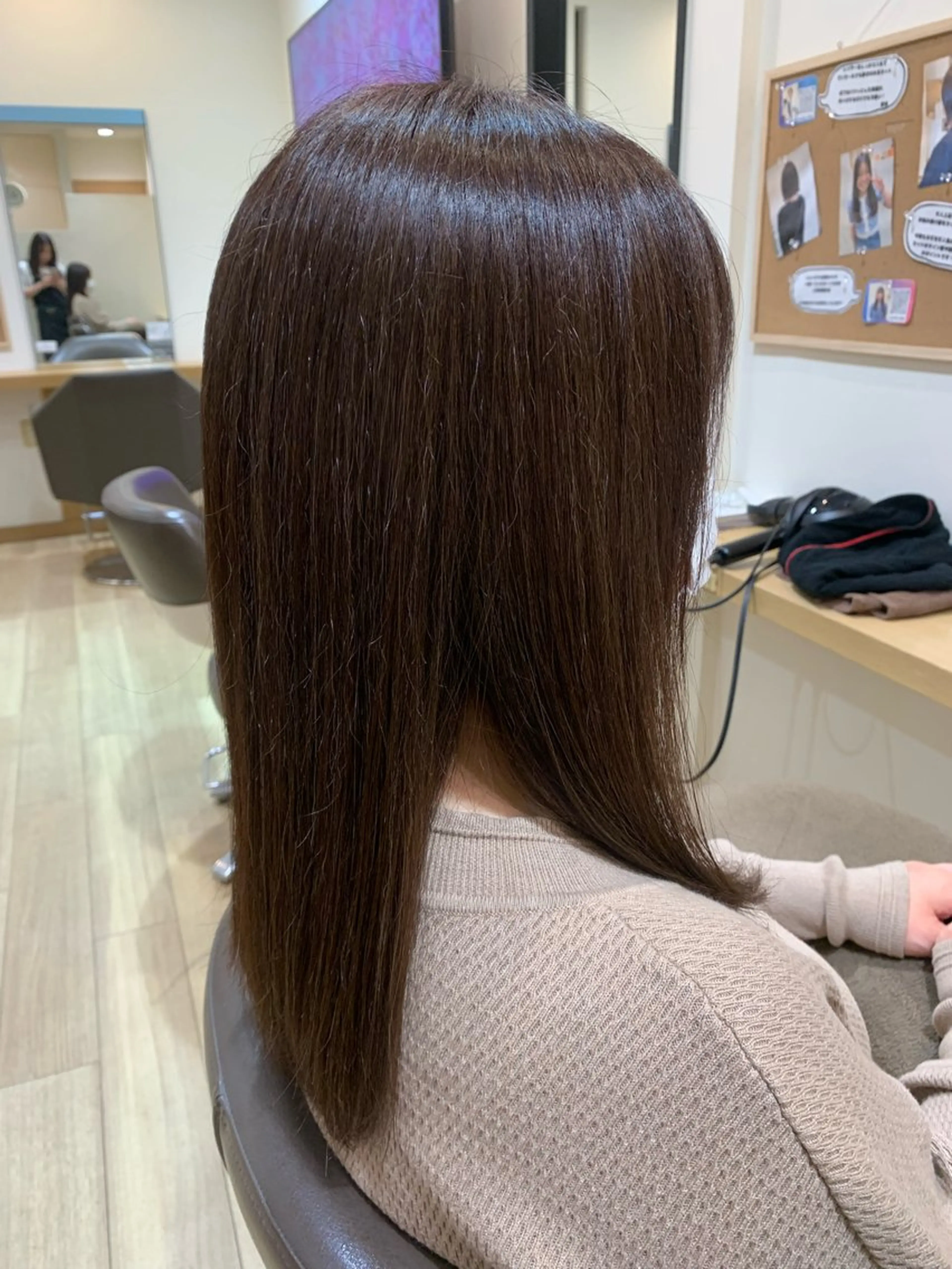 カラー ブラウンカラー ヘアカラー 🫧透明感 カラー/ うる艶髪/🎀みずきのヘアスタイル