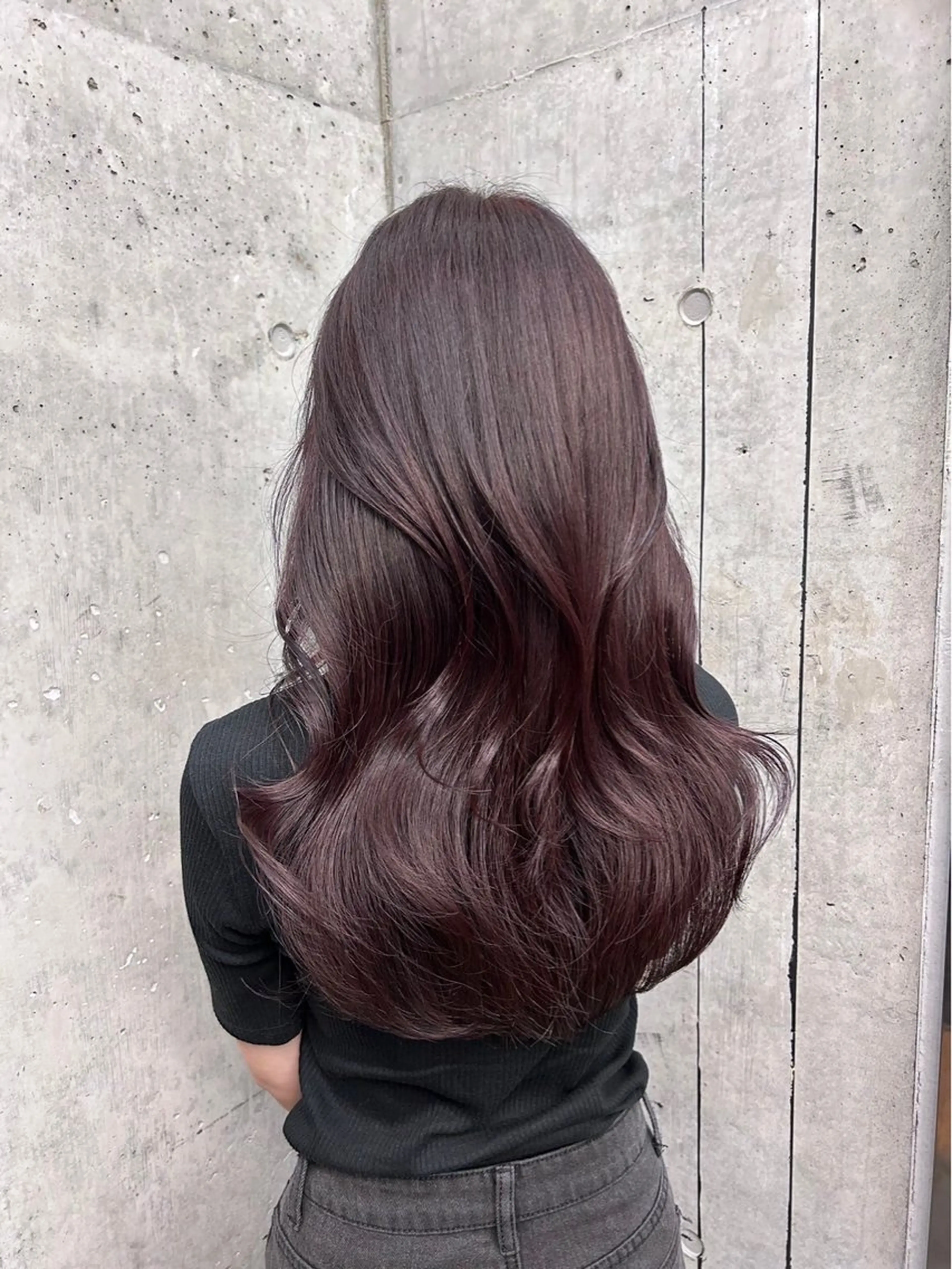 セミロング ヘアカラー ANLY. 明治神宮前所属・アレンジ/暖色カラー 🐇🤍もものヘアスタイル