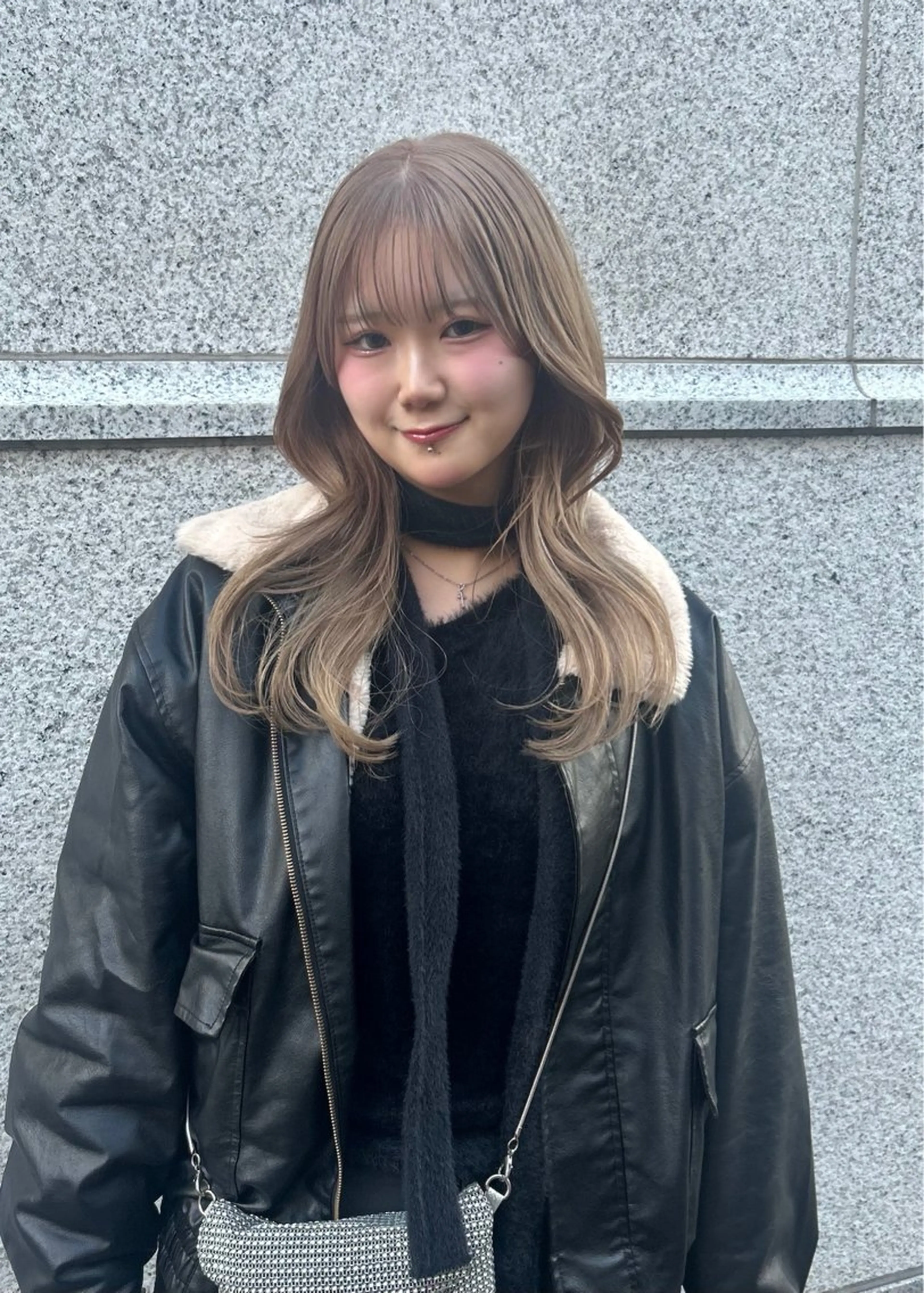 セミロング カラー カット ヘアカラー トリートメント 名古屋栄/ブリーチ/ ボブ🧃木下桃嘉のヘアスタイル