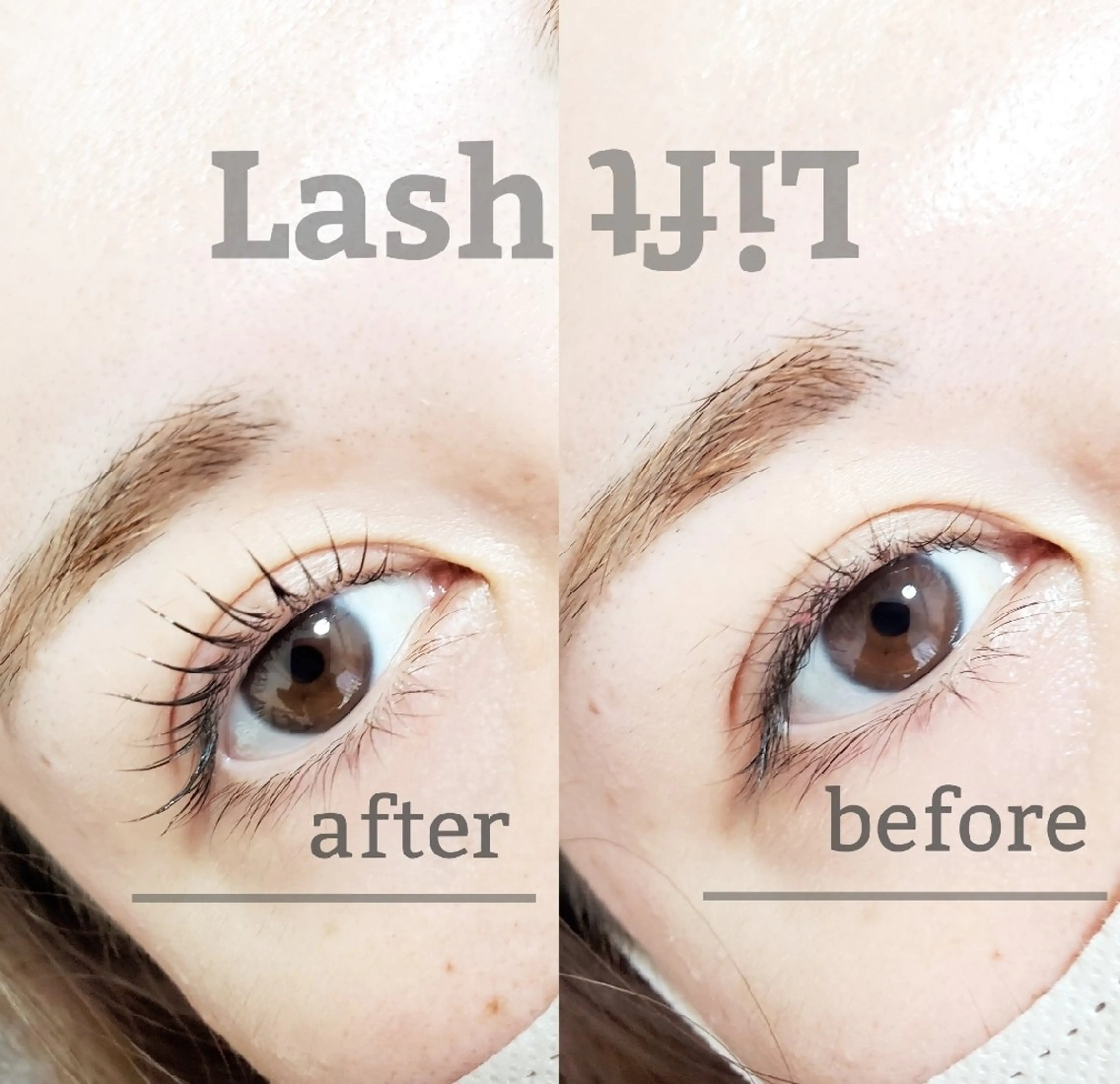 まつげパーマ(ラッシュリフト)上下セットの写真