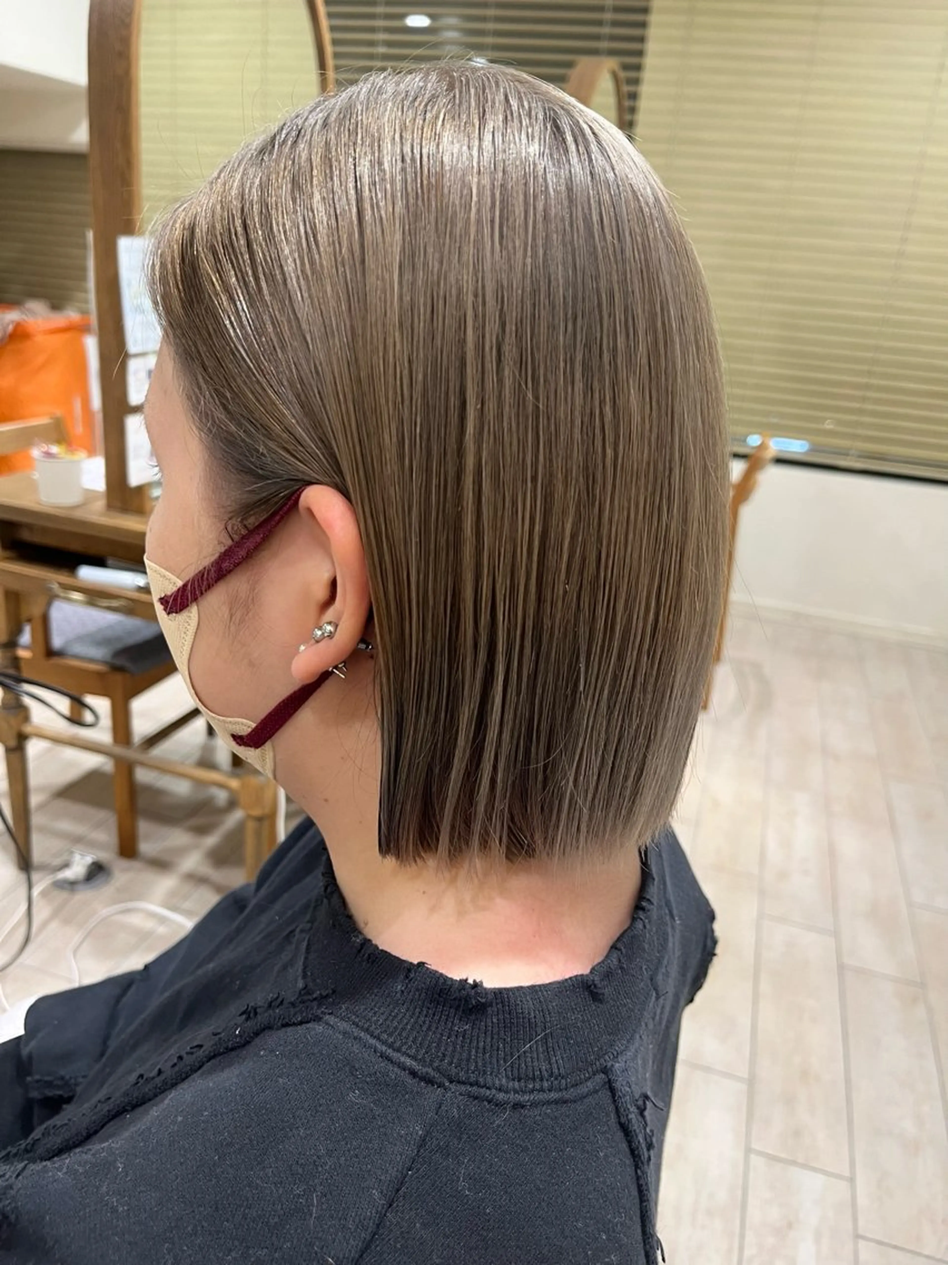 ミディアム 勝野 優佳のヘアスタイル