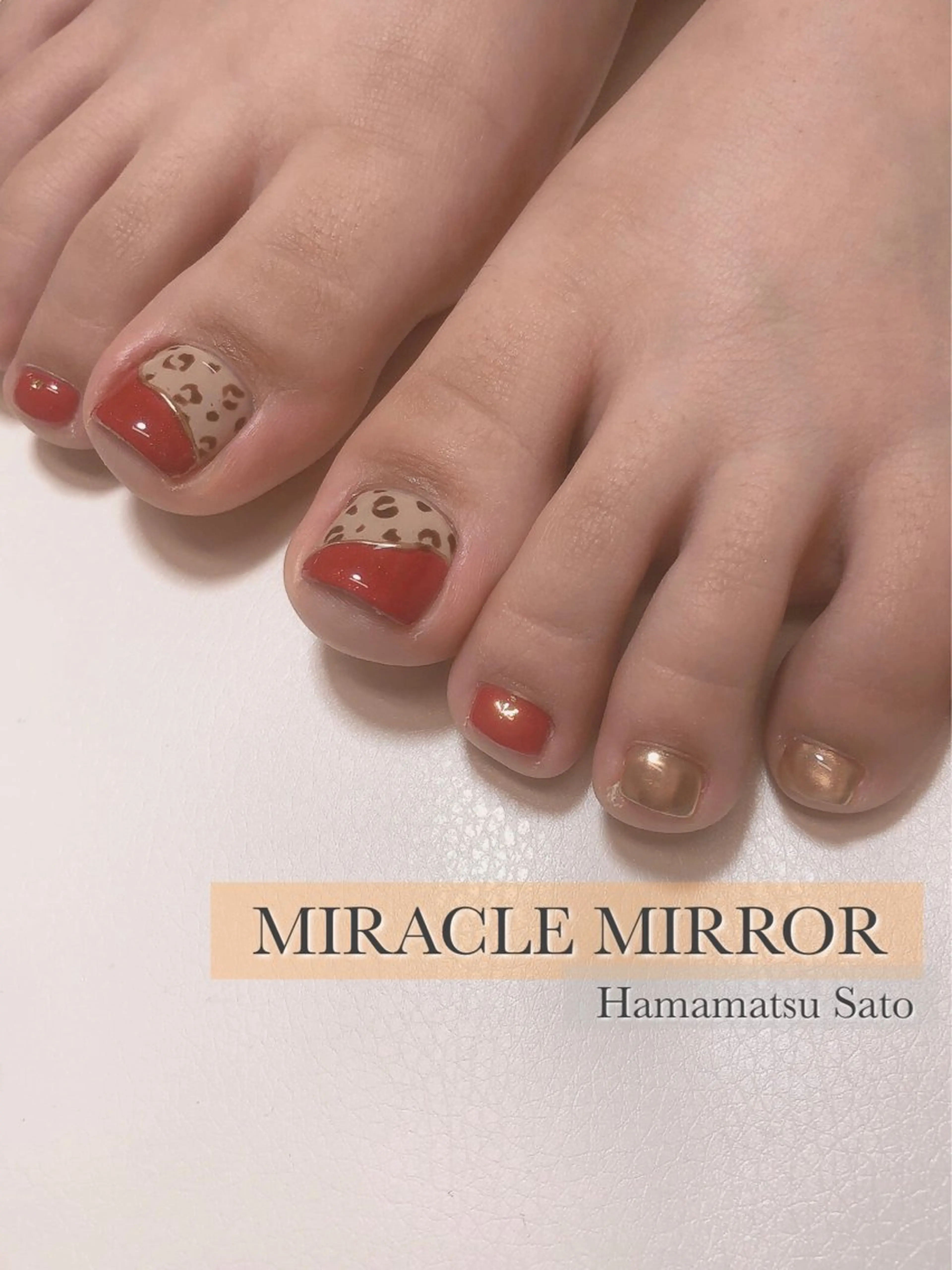 ネイル 持ち込み ミラクルミラー 町野のネイルデザイン