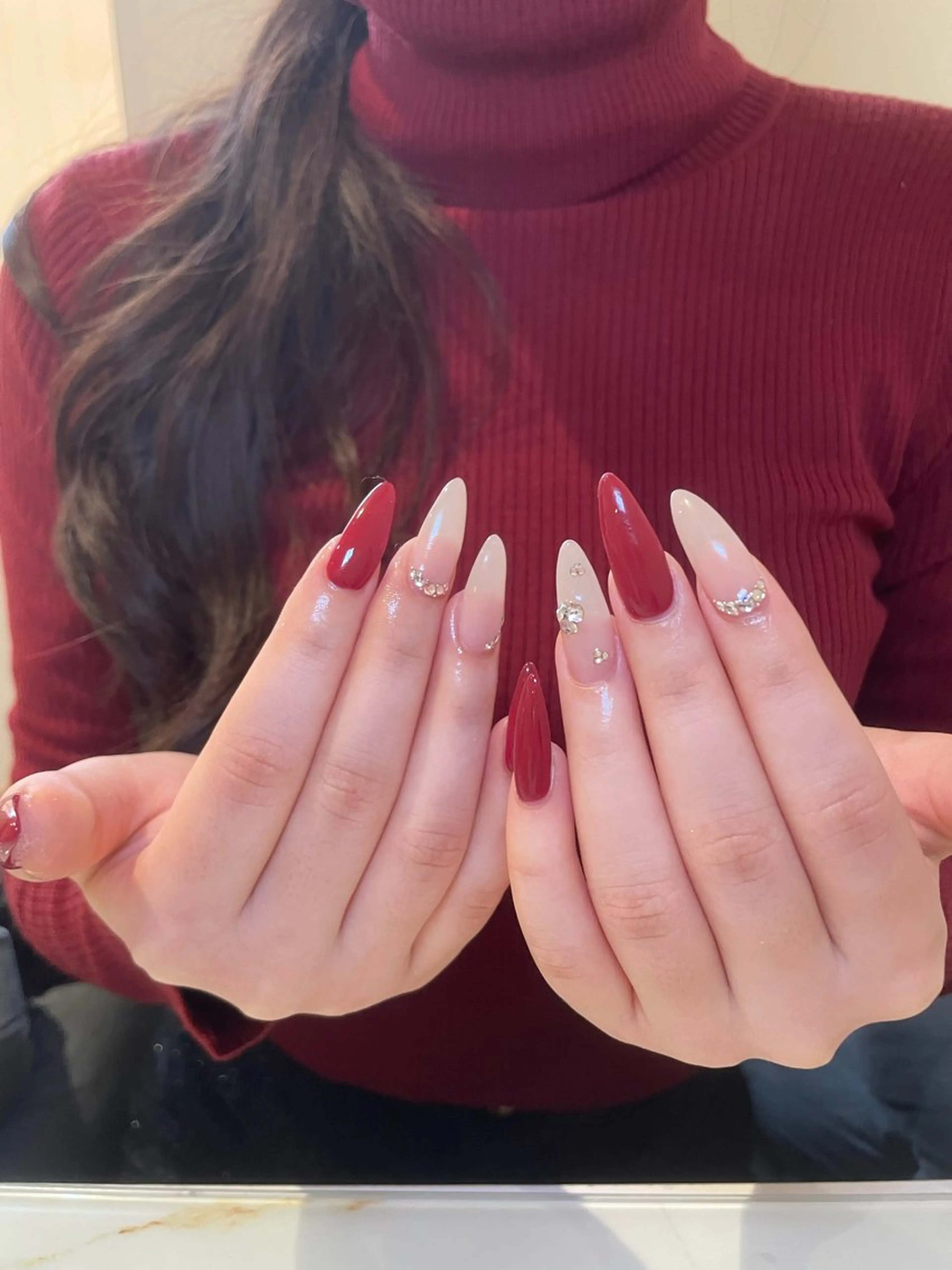 ネイル ハンドネイル Lua🌙ワンホン♡ ギャル♡推し活♡のネイルデザイン