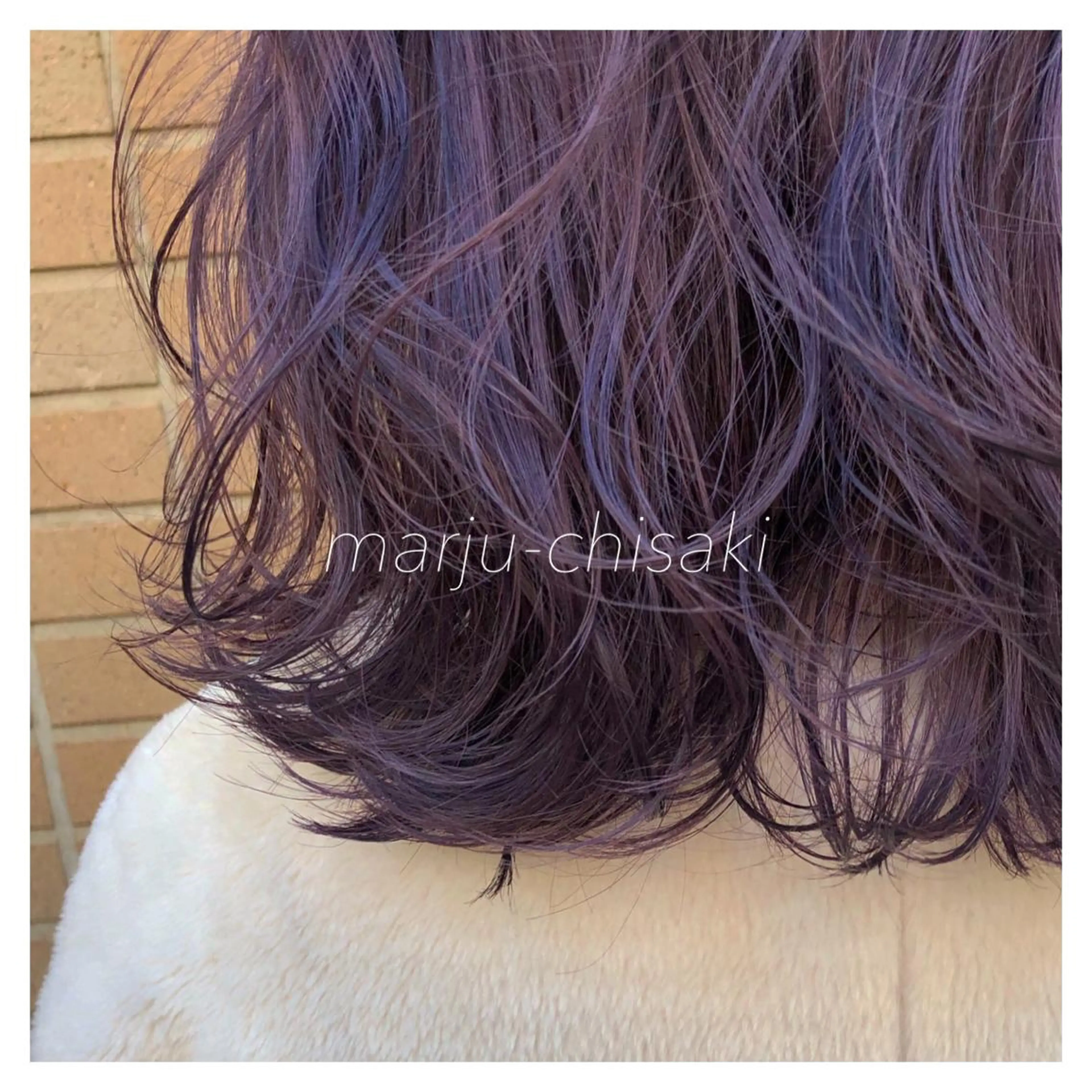 ヘアカラー トリートメント 細めハイライト🩶 ボブ/レイヤーカットのヘアスタイル