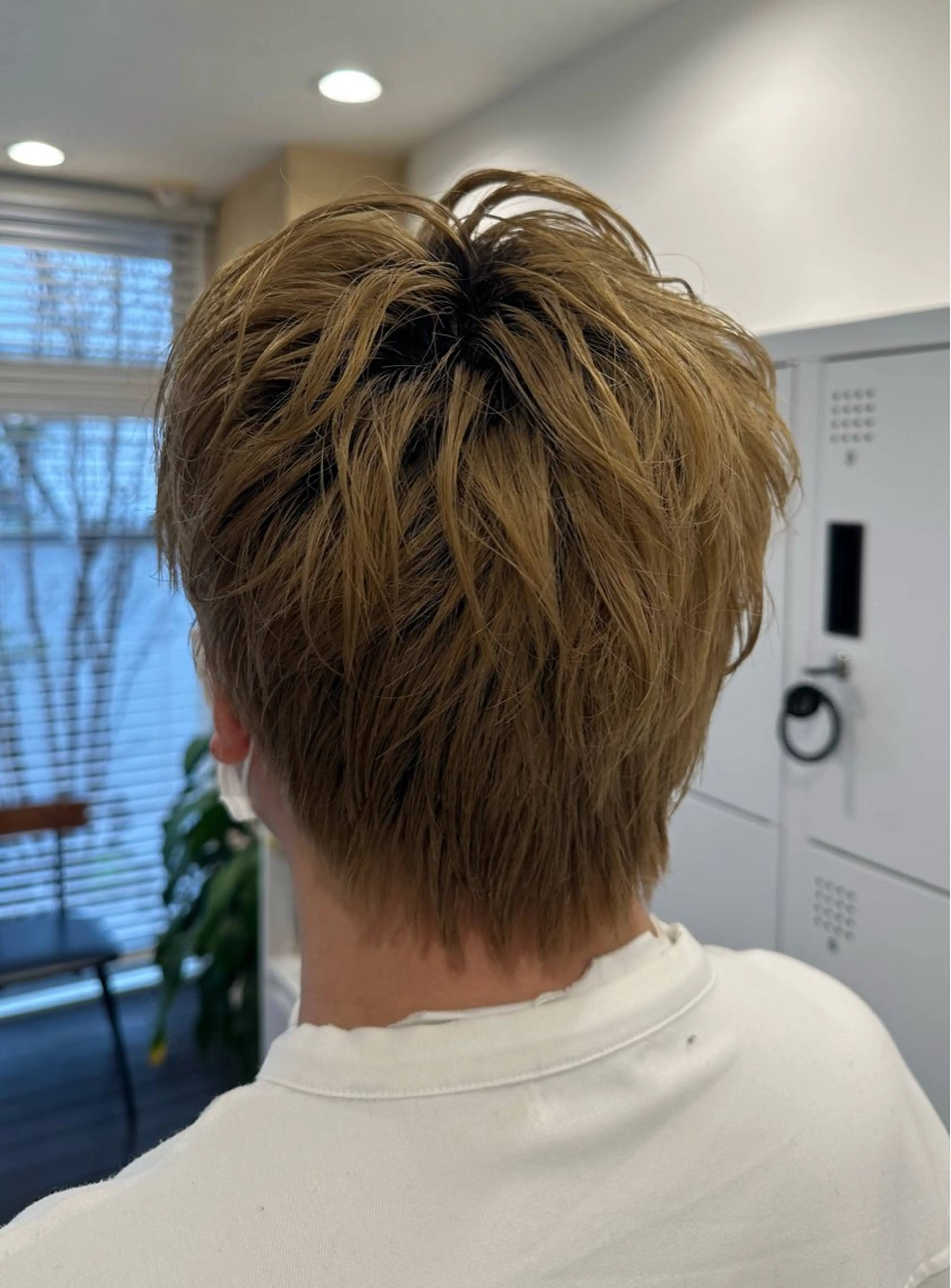 ショート メンズ メンズウルフカット ウルフカット GRANDEUR 堀内のヘアスタイル