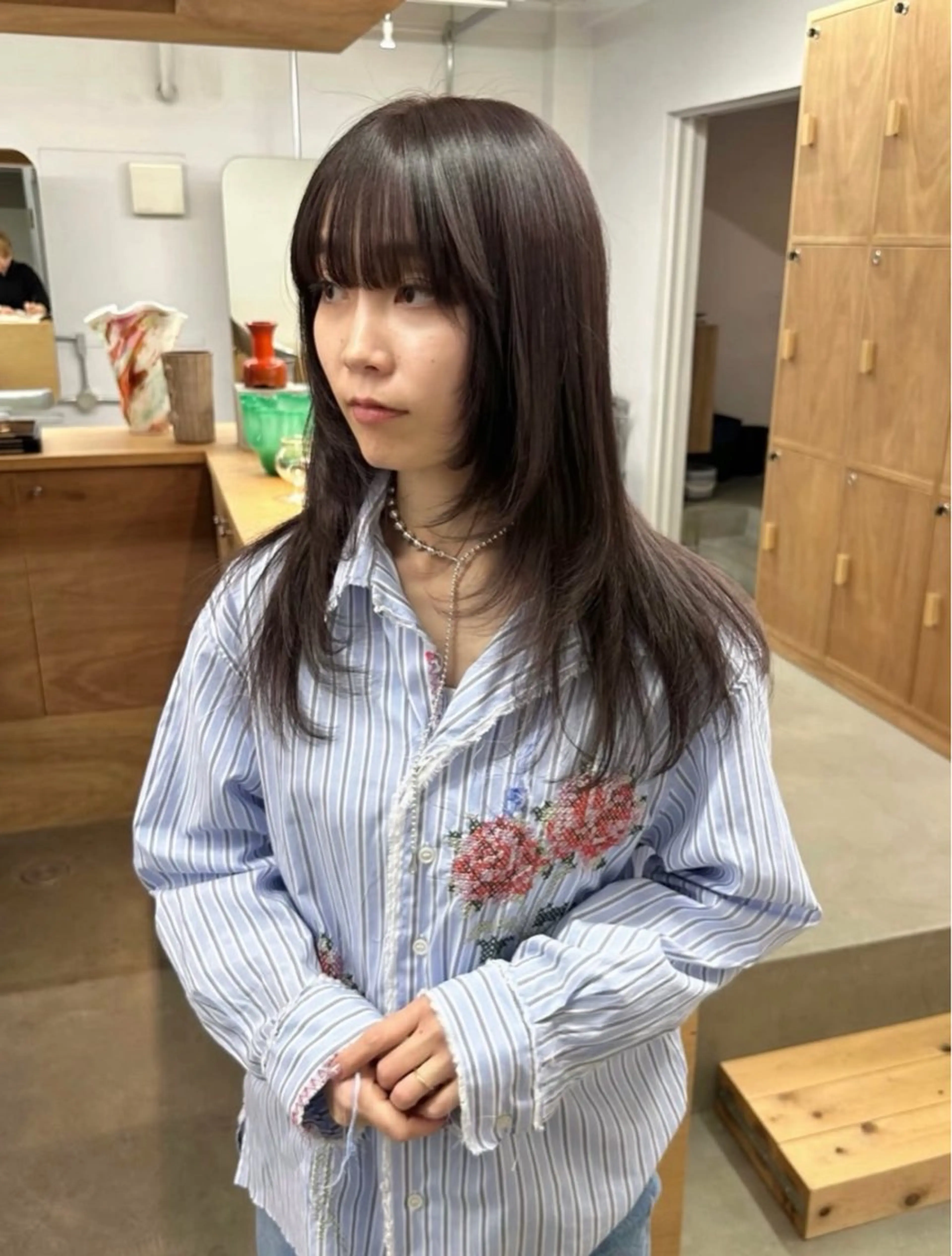 ミディアム カラー ヘアカラー 坂本 圭太朗のヘアスタイル